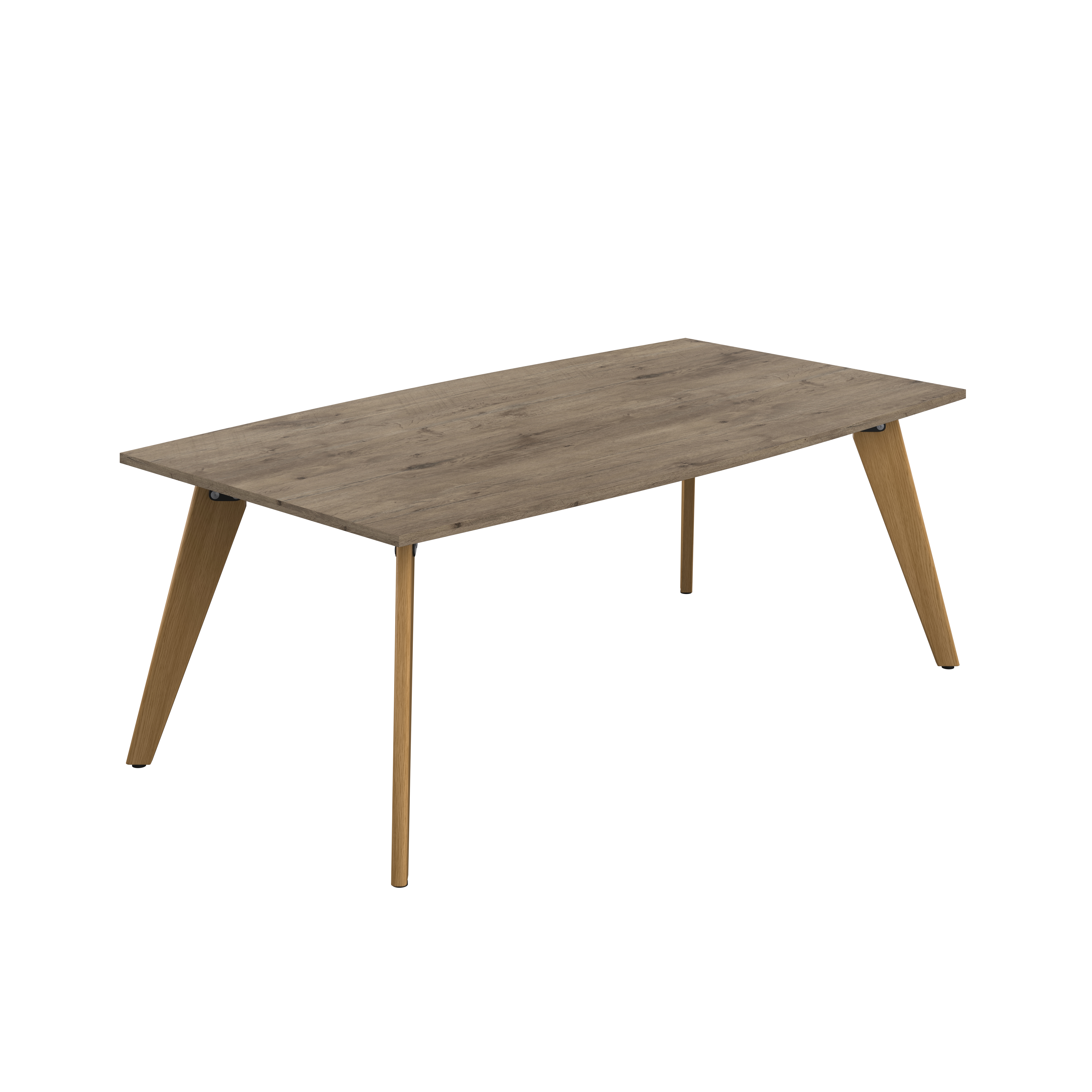Plateau Barrel Table (FSC) | 2000 X 1000 | Grey Nebraska Oak