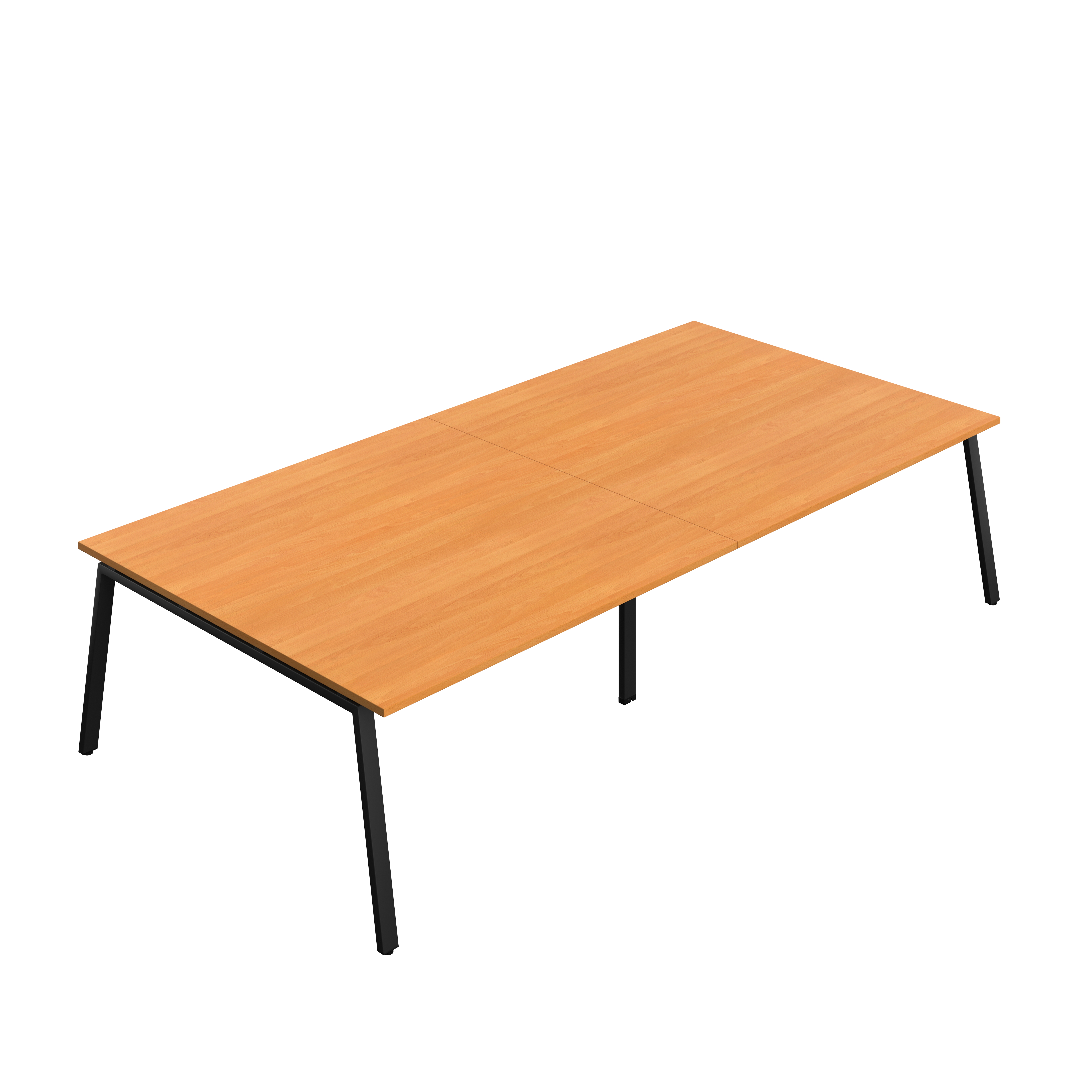 Synergy Meeting Table (FSC) : A-Frame Leg : 3200 | 1600 | Beech/Black