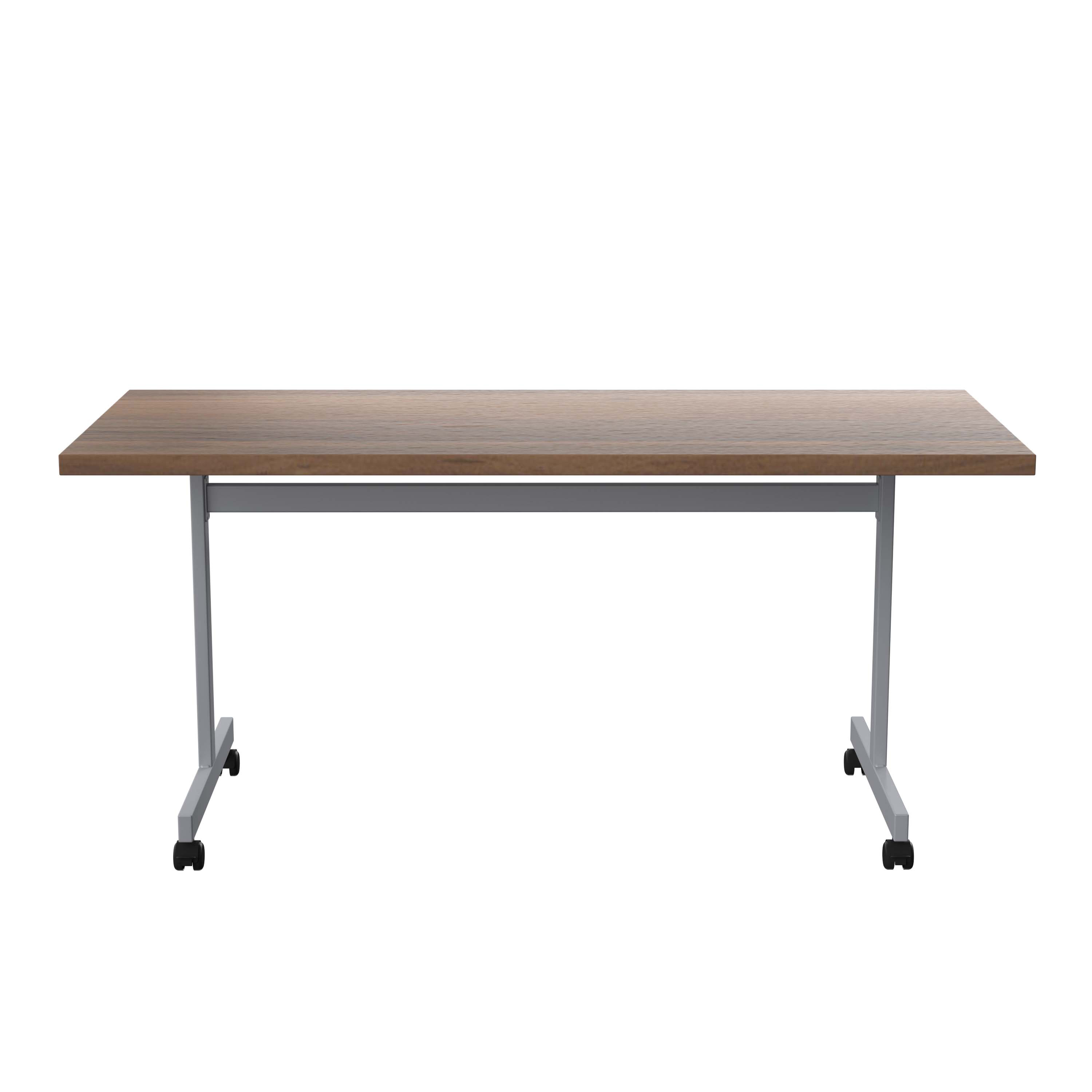One Eighty Rectangular Tilting Table (FSC) | 1600 X 700 | Dark Walnut/Silver thumbnail 2