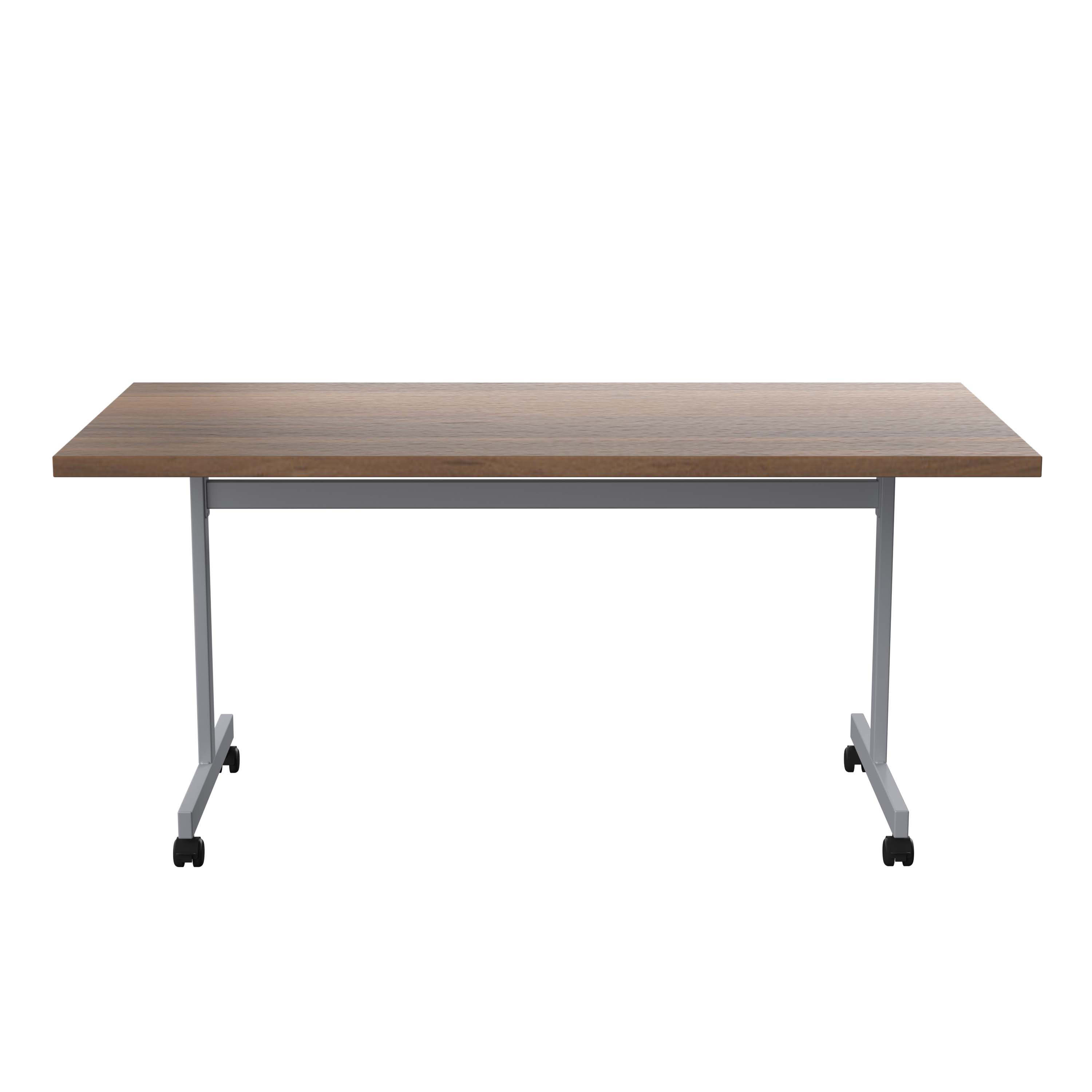 One Eighty Rectangular Tilting Table (FSC) | 1600 X 800 | Dark Walnut/Silver thumbnail 2