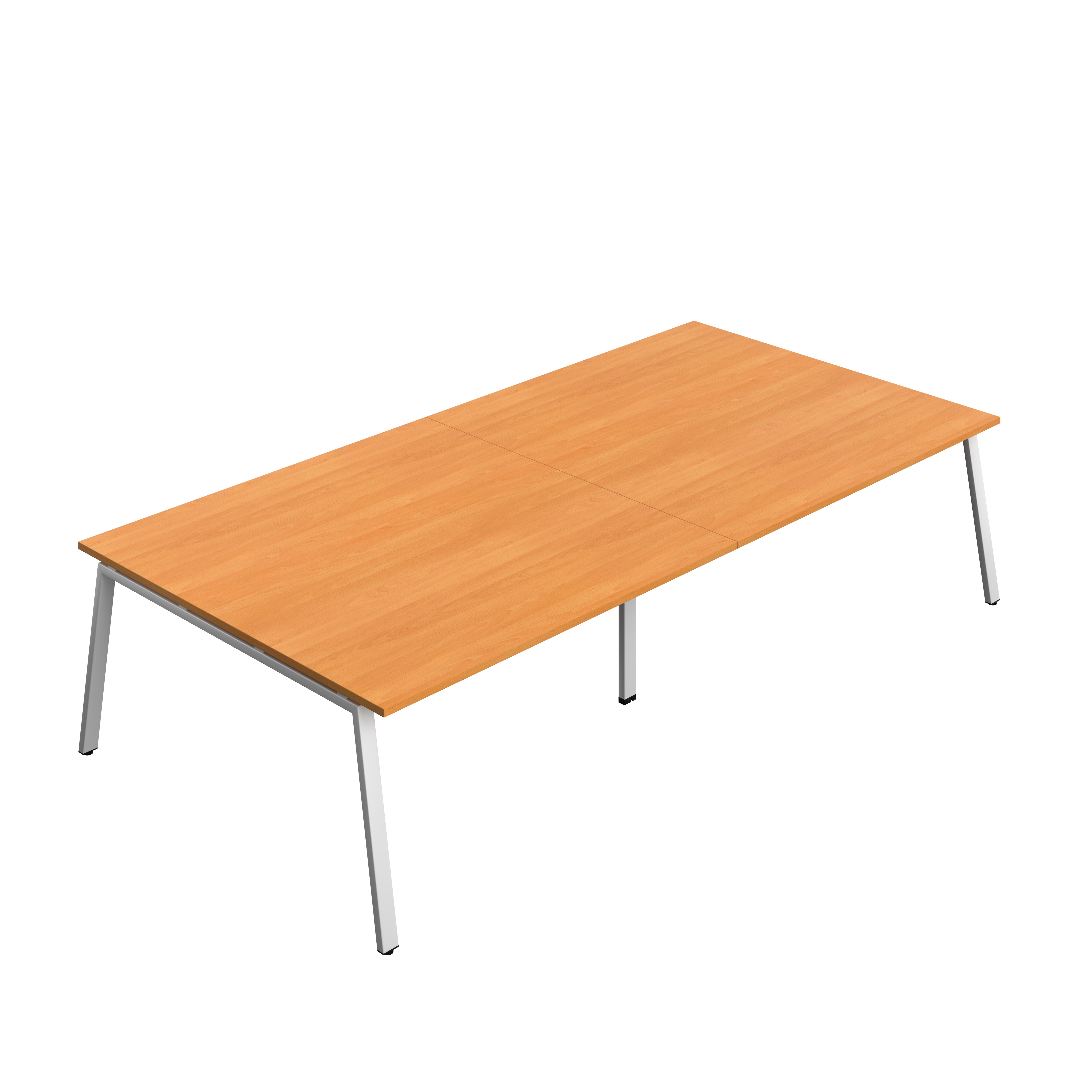 Synergy Meeting Table (FSC) : A-Frame Leg : 3200 | 1600 | Beech/Silver