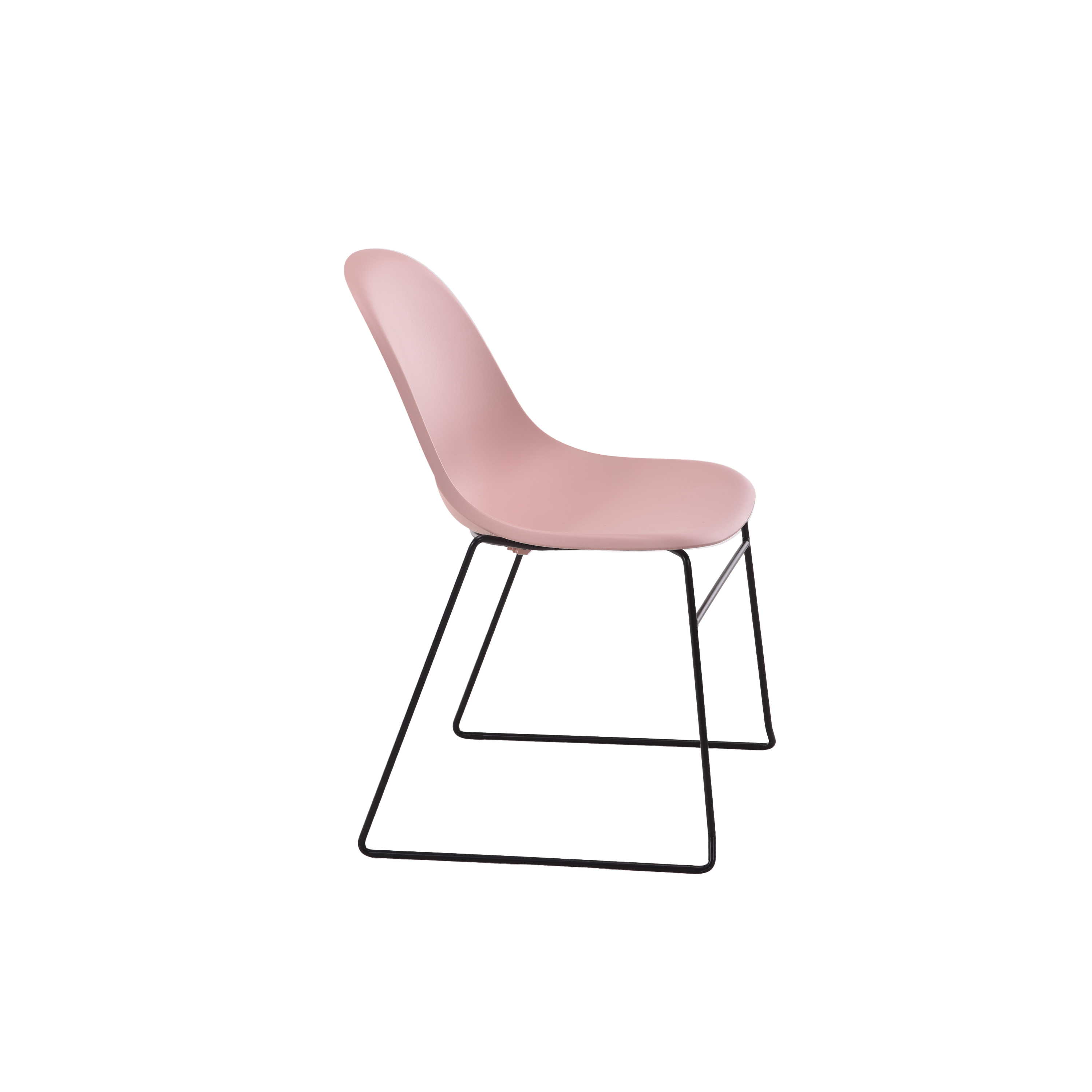 Lizzie Skid Chair | Pink thumbnail 3