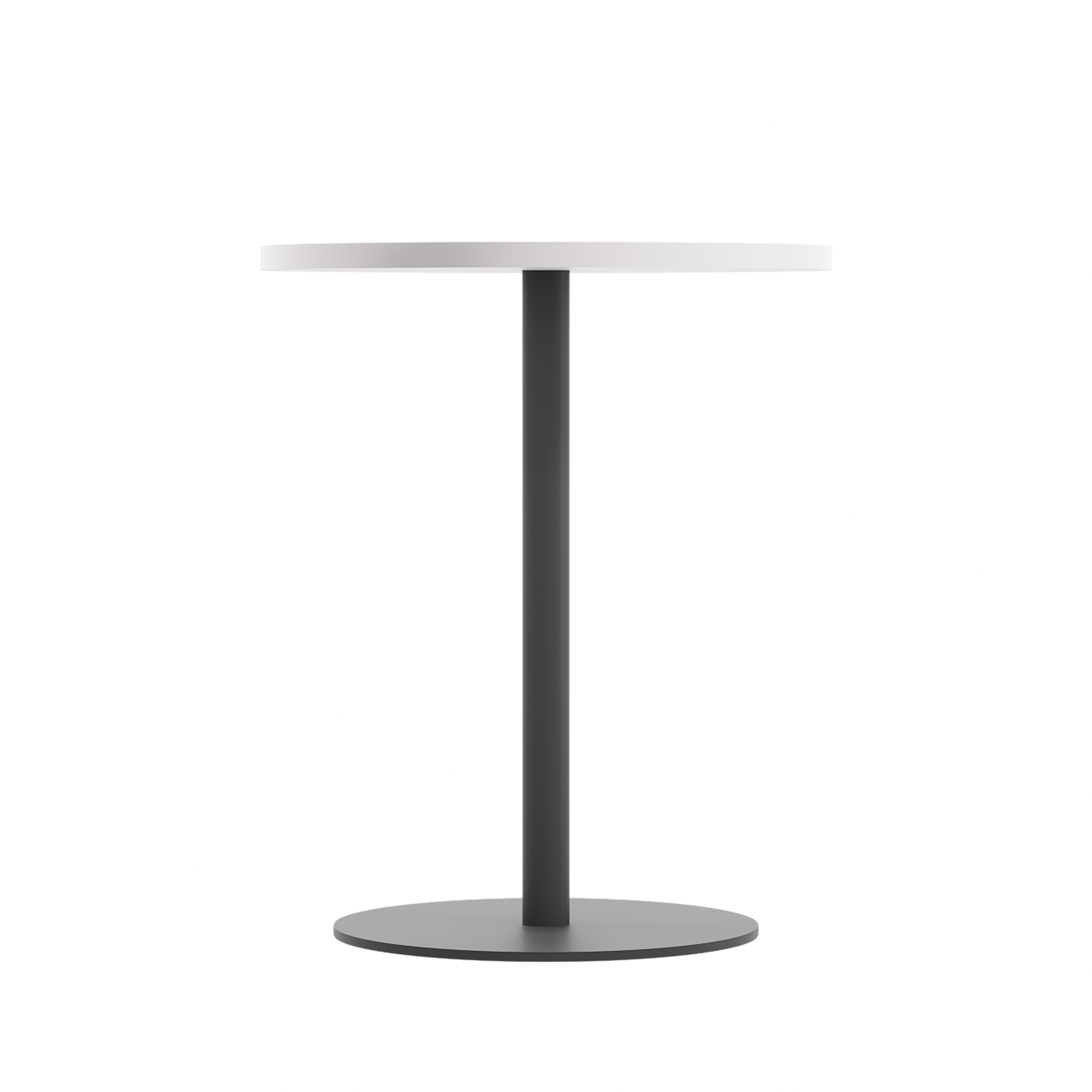 Contract Table Mid (FSC) | 600mm | White/Black thumbnail 2