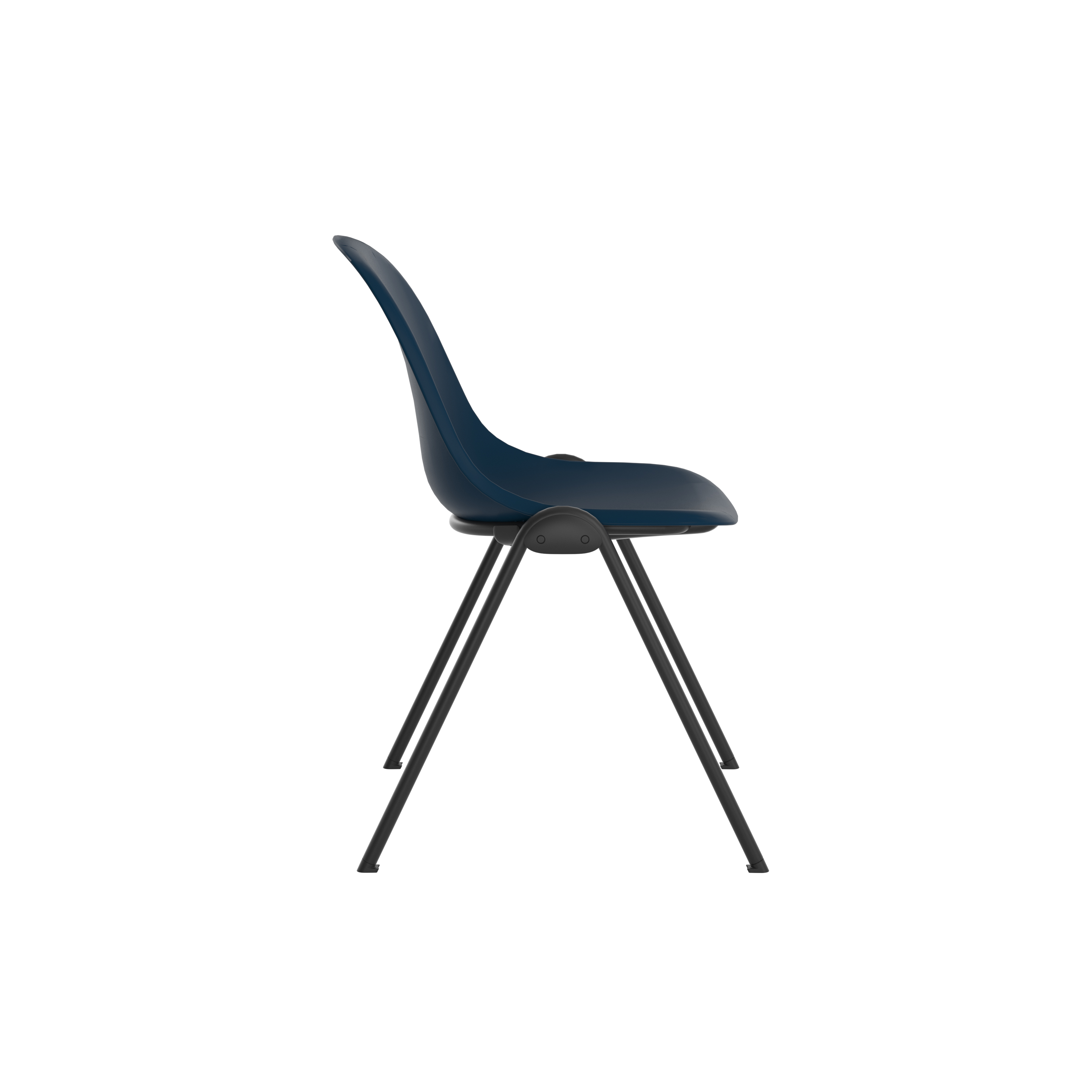 Lizzie 4 Leg Chair | Blue thumbnail 3
