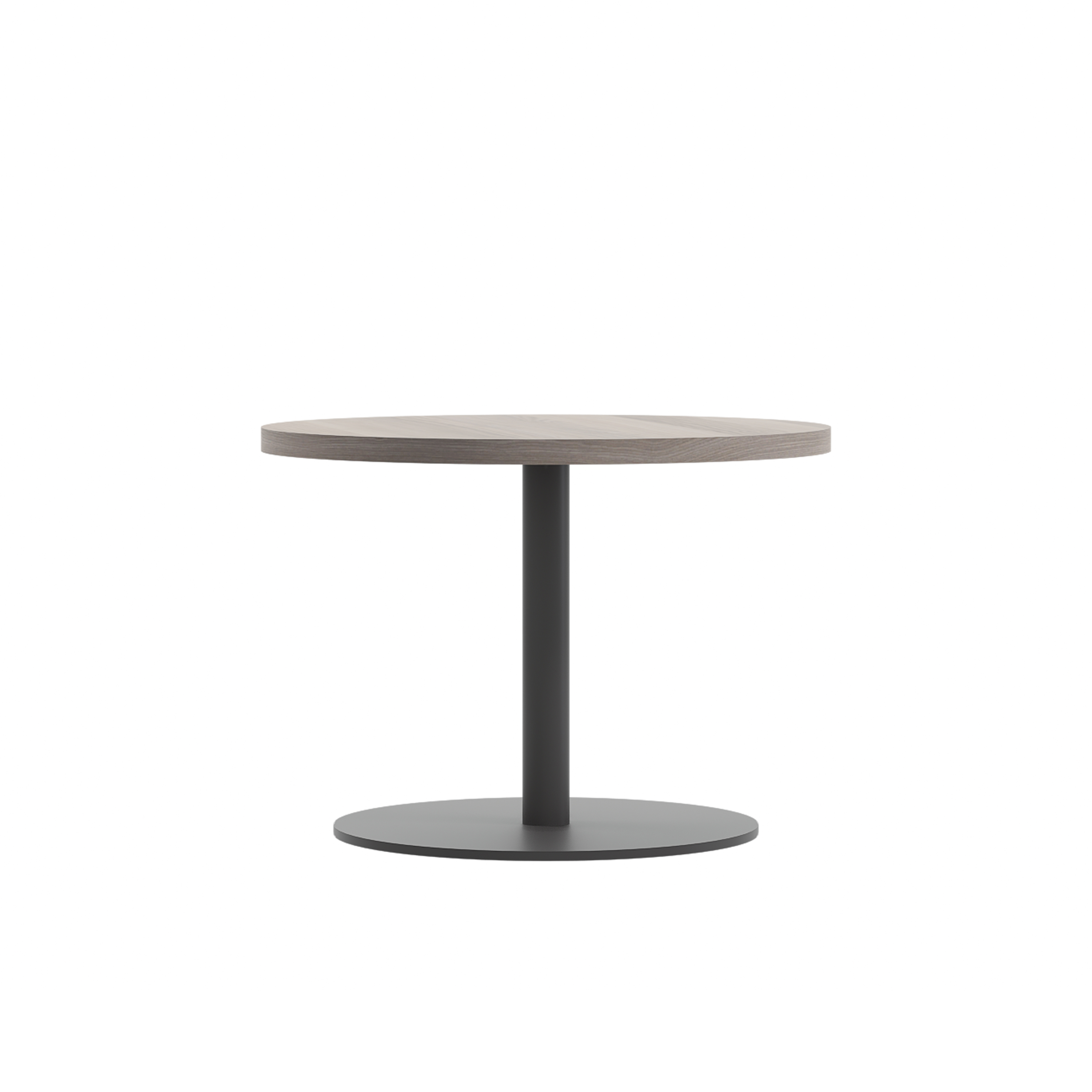 Contract Table Low (FSC) | 600mm | Grey Oak/Black thumbnail 2