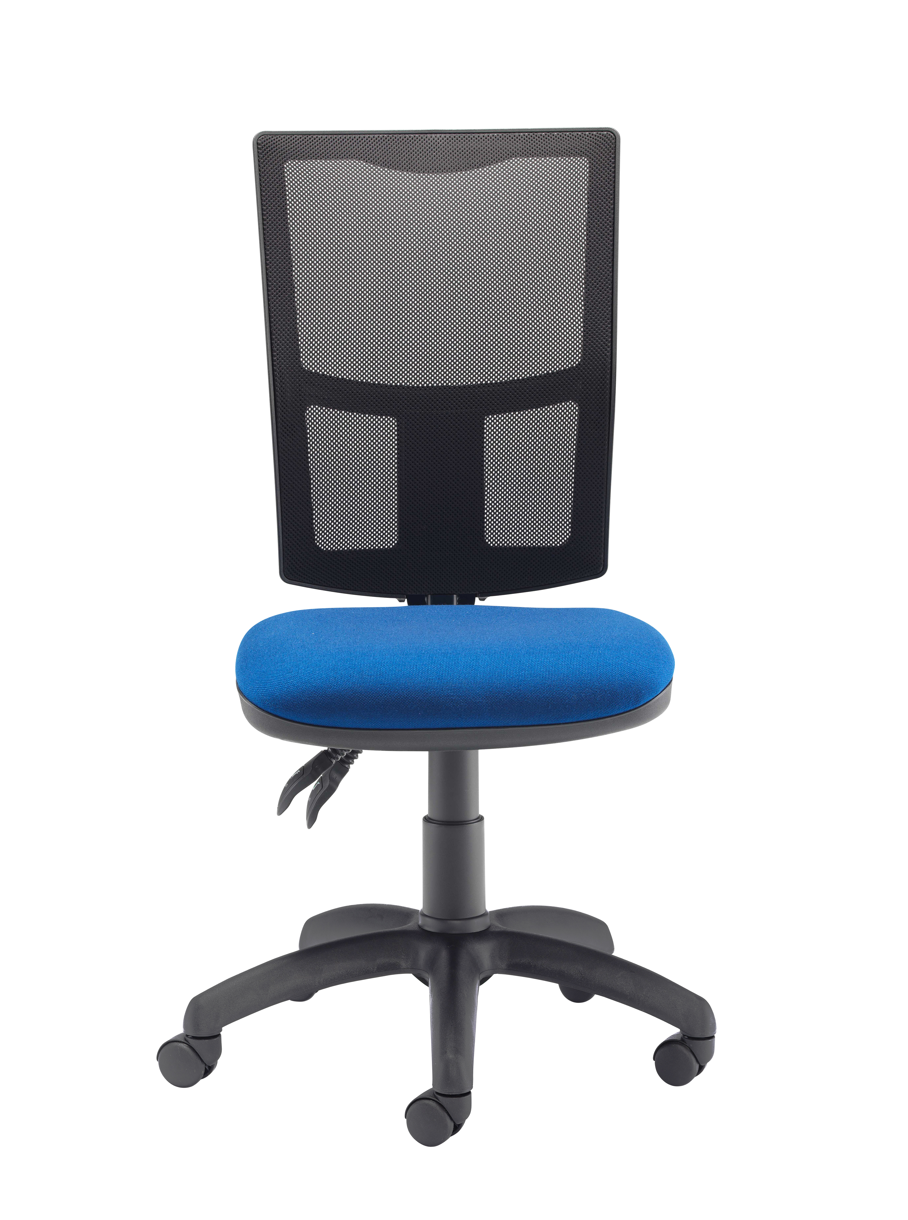 Calypso 2 Mesh Office Chair | No Arms | Royal Blue thumbnail 2