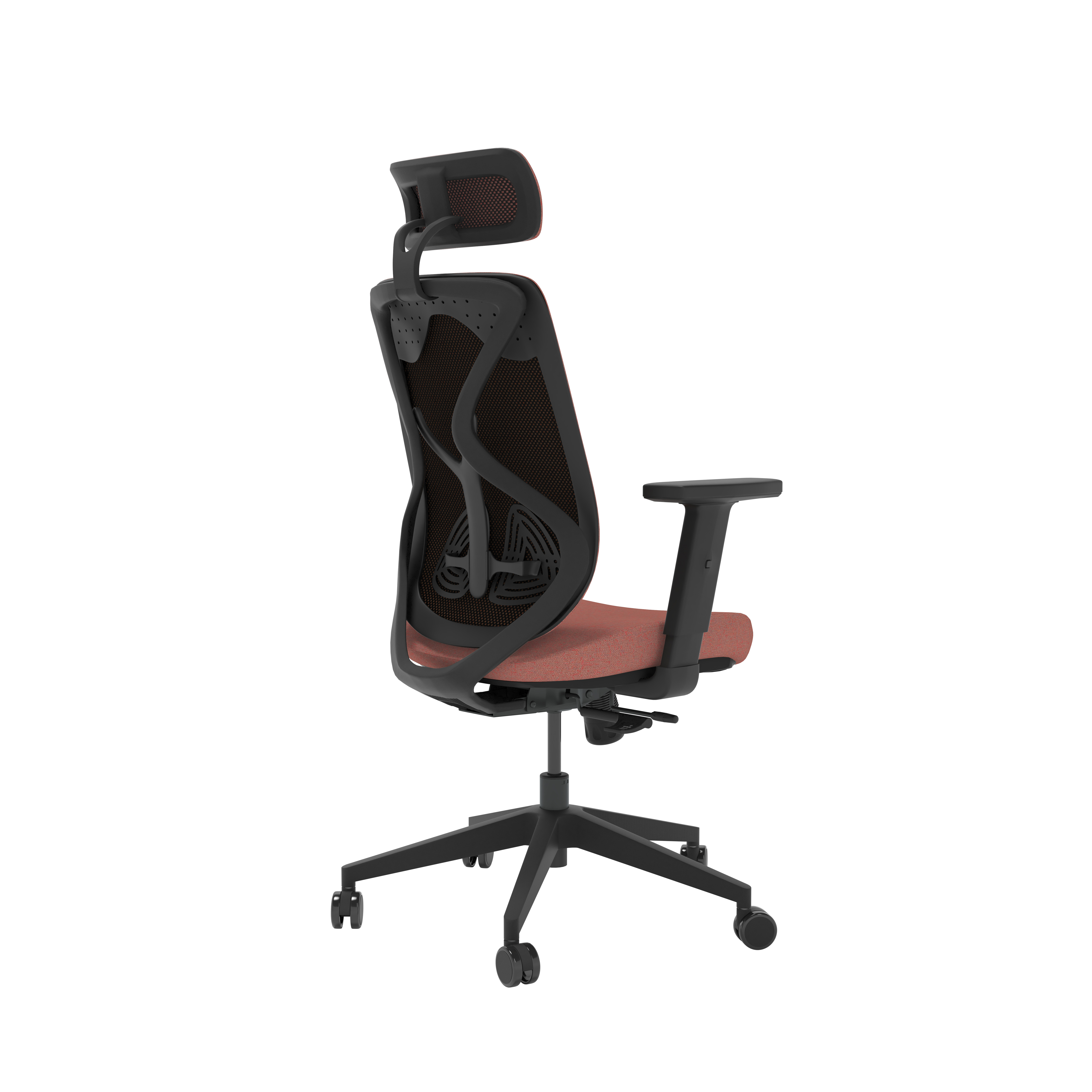 Maldini High Back Office Chair | Orange/Black thumbnail 5