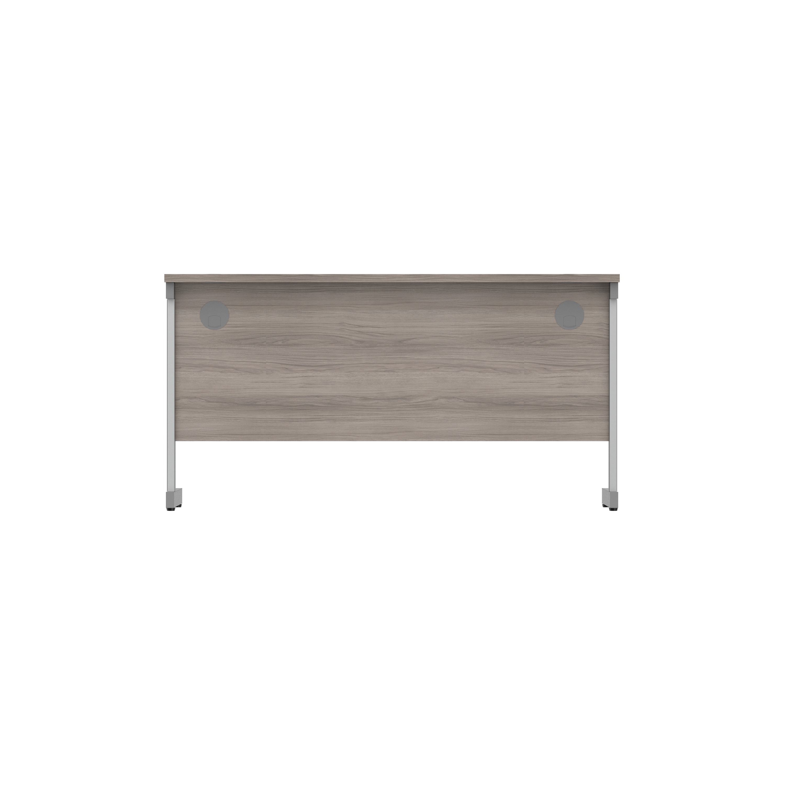 Office Rectangular Desk with Steel Single Upright Cantilever Frame (FSC) | 1400X600 | Alaskan Grey Oak/Graphite thumbnail 5
