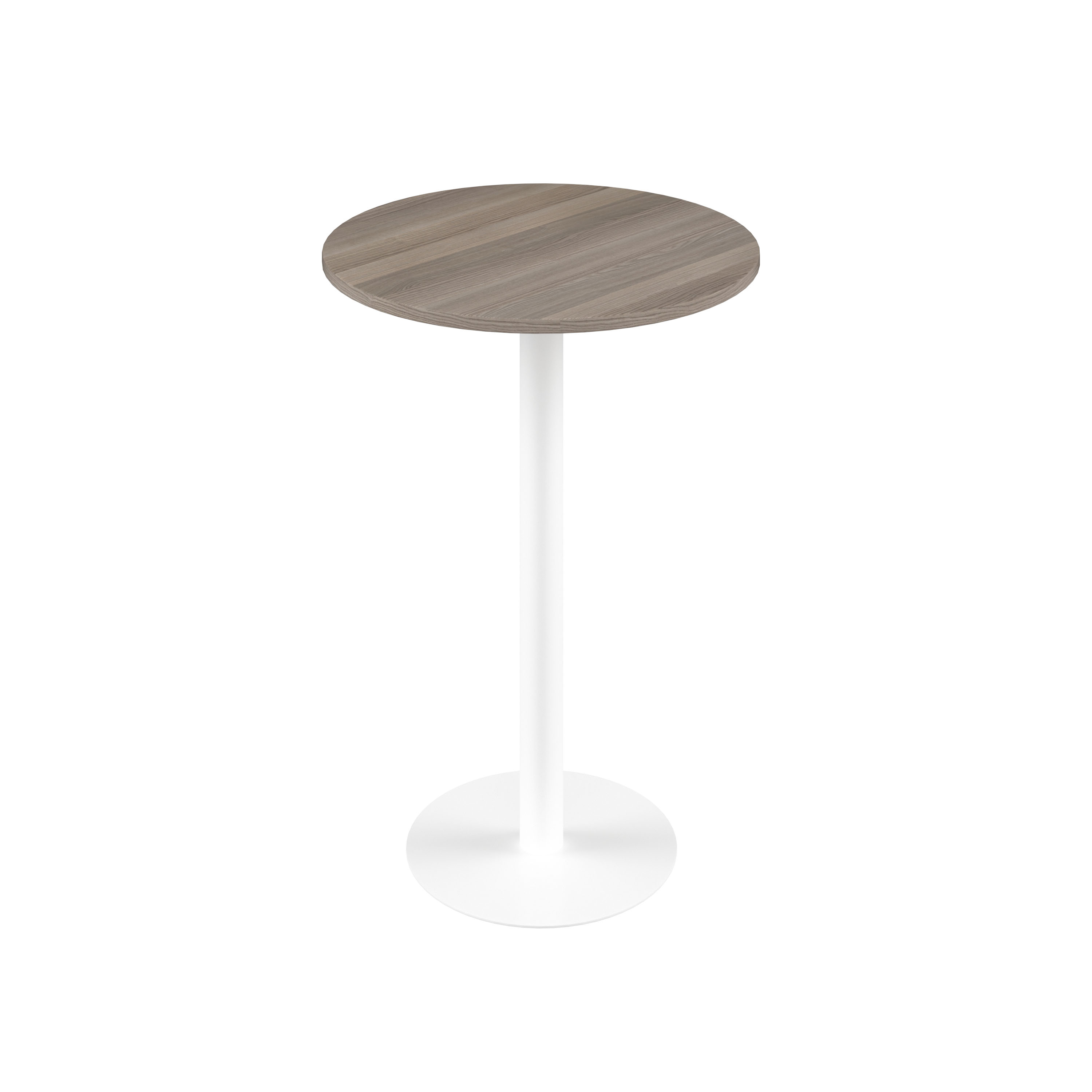 Contract Table High (FSC) | 600mm | Grey Oak/White
