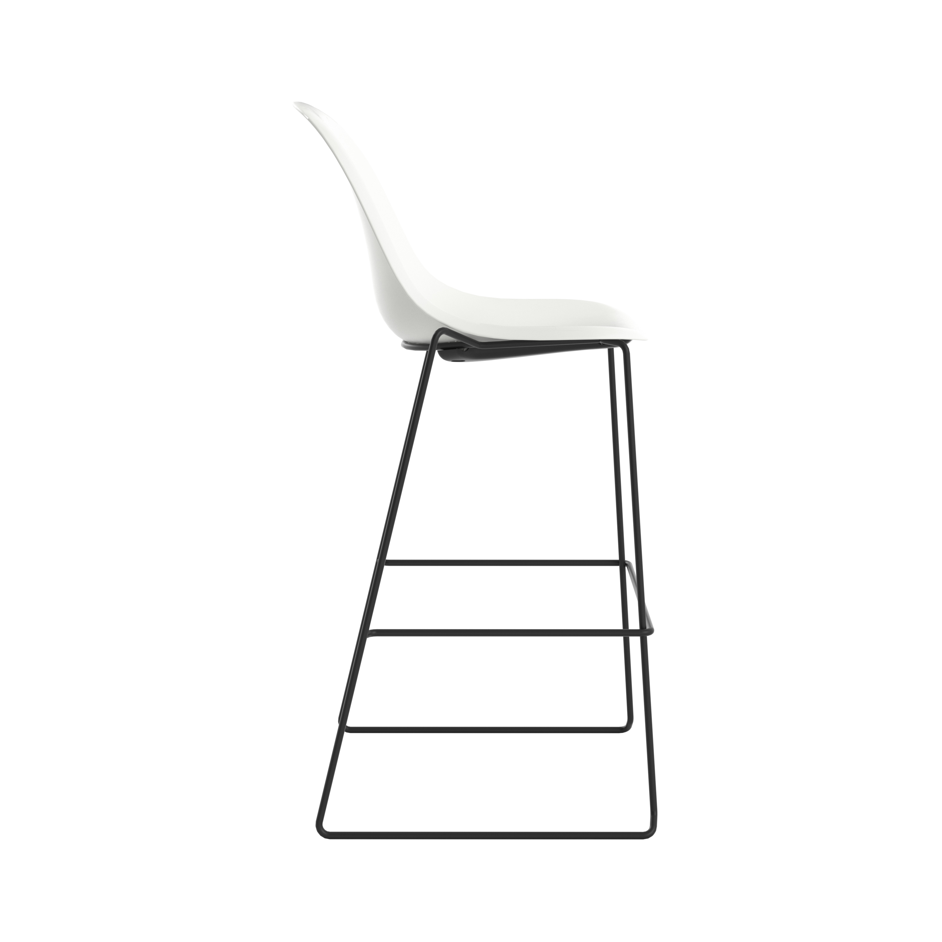 Lizzie High Stool | White thumbnail 3