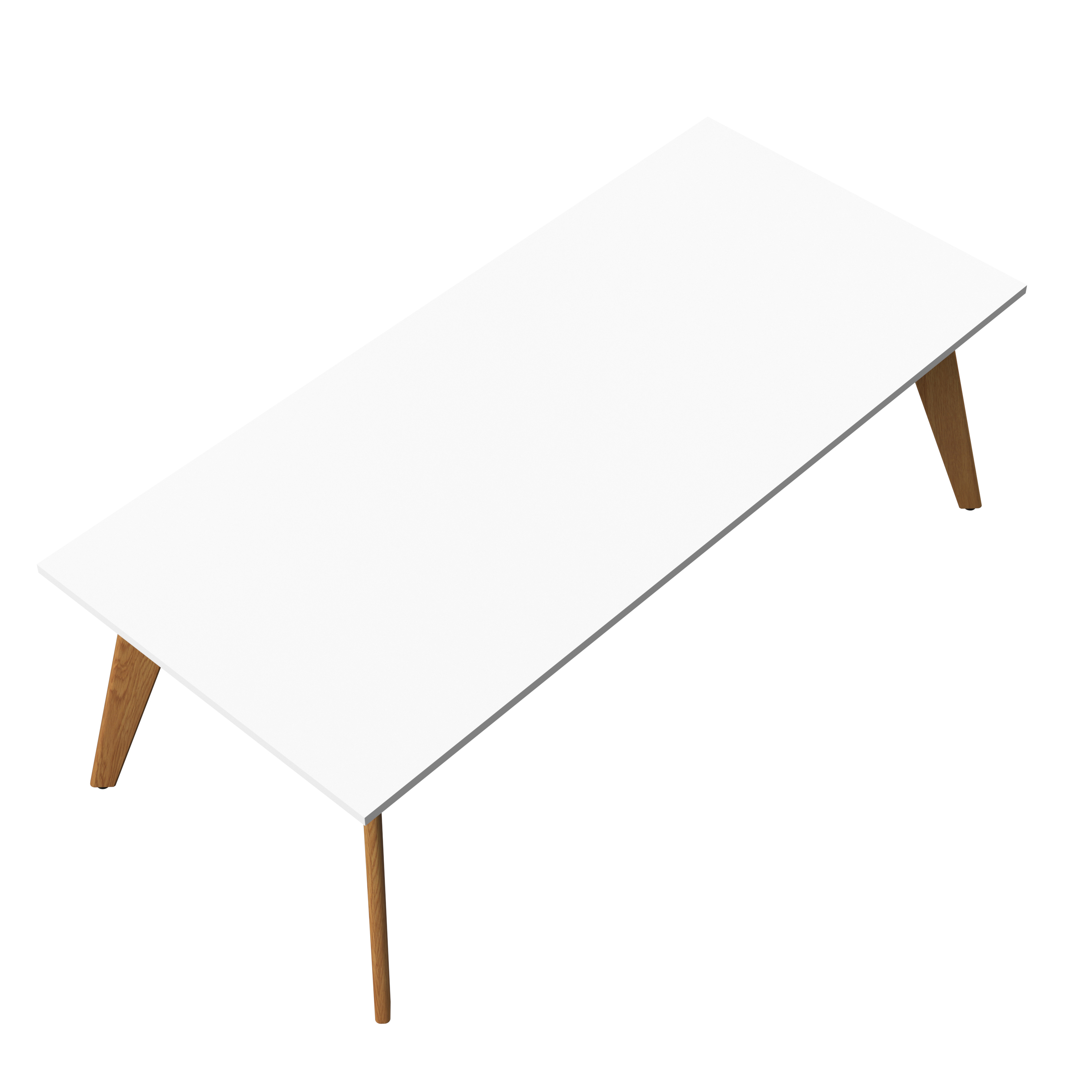 Plateau Rectangular Table (FSC) | 2200 X 1000 | White thumbnail 3