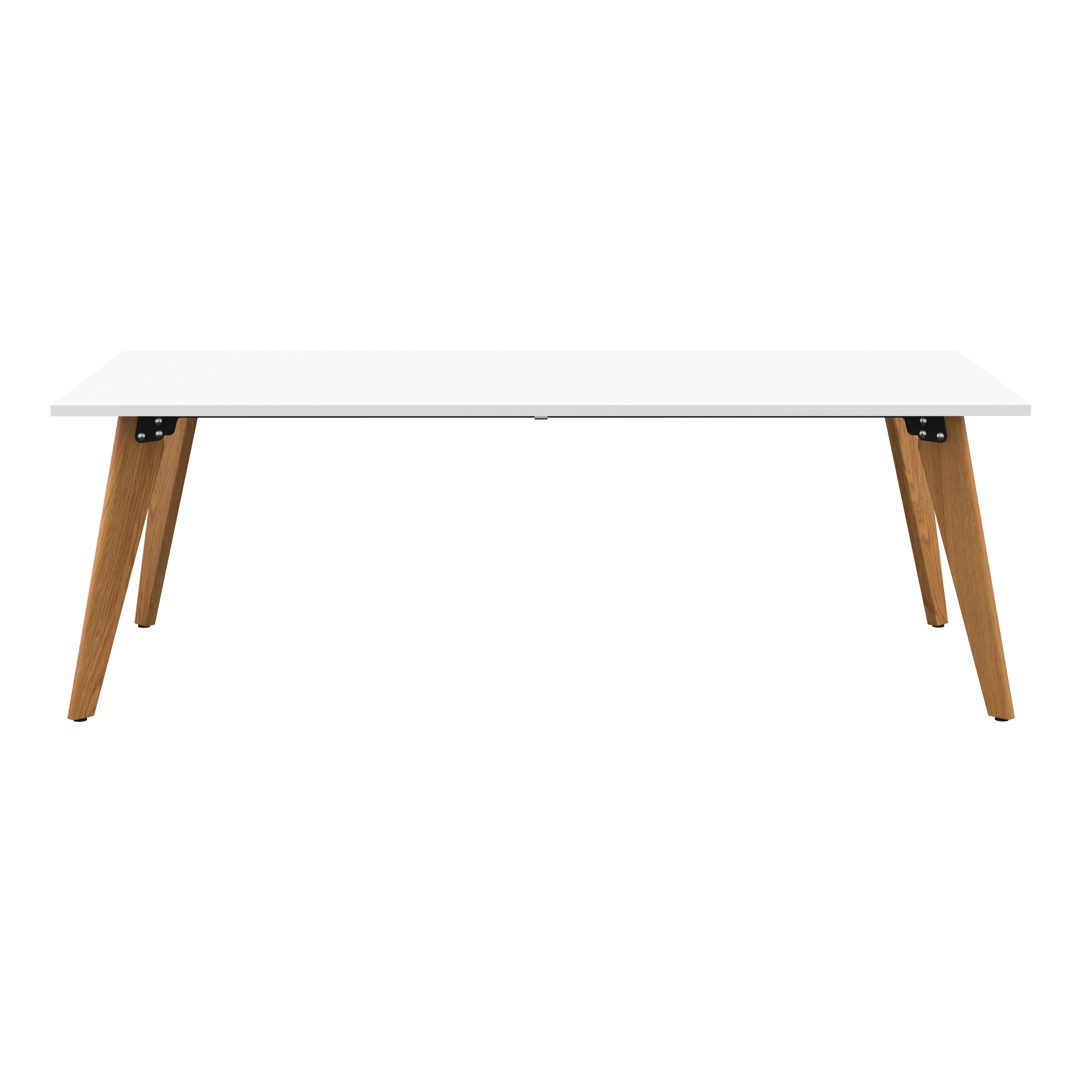 Plateau Rectangular Table (FSC) | 2200 X 1000 | White thumbnail 2