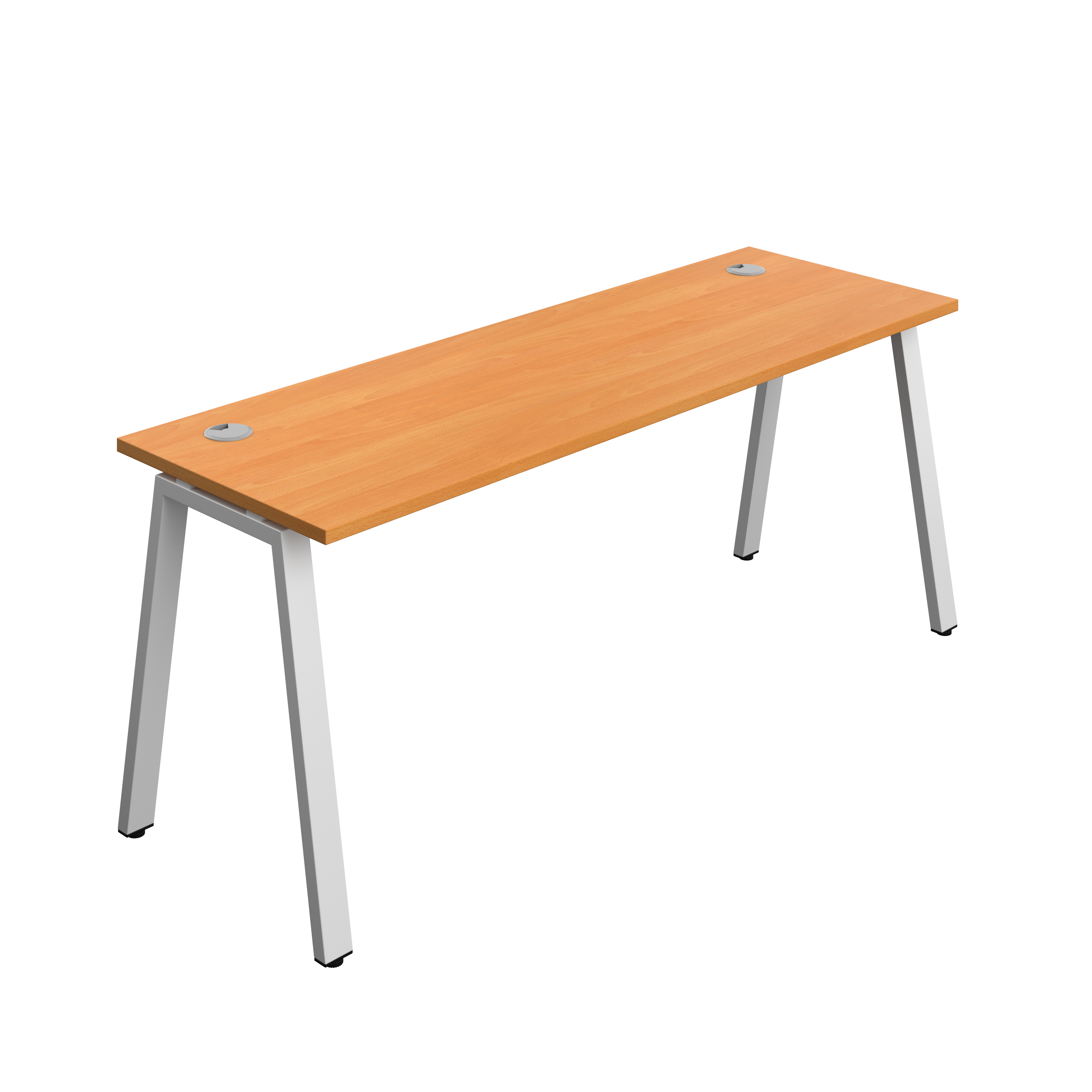 Synergy Bench with Cable Ports: 1 Person (FSC) : A-Frame Leg : 1800 | 700 | Unlimited/Silver