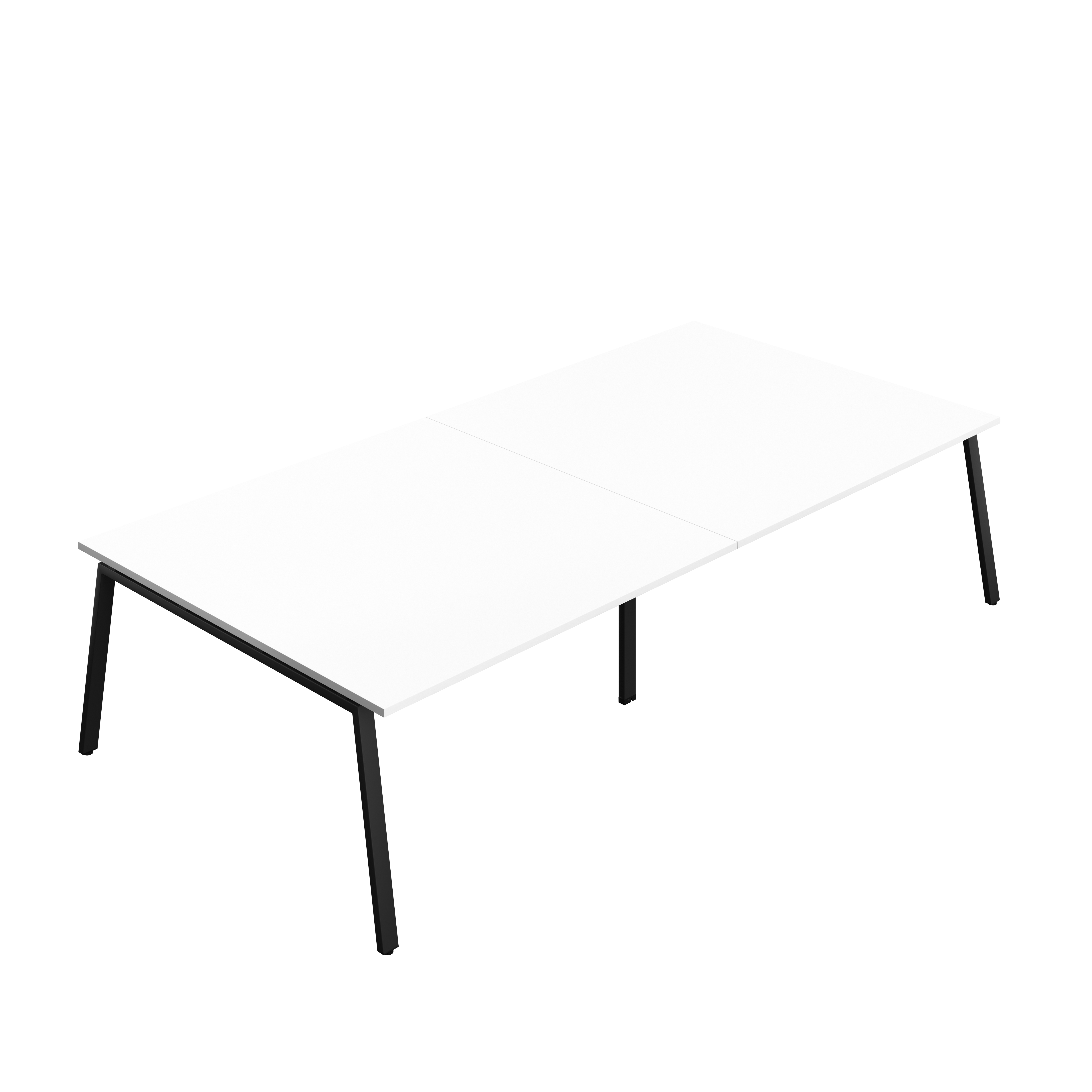 Synergy Meeting Table (FSC) : A-Frame Leg : 3200 | 1600 | White/Black