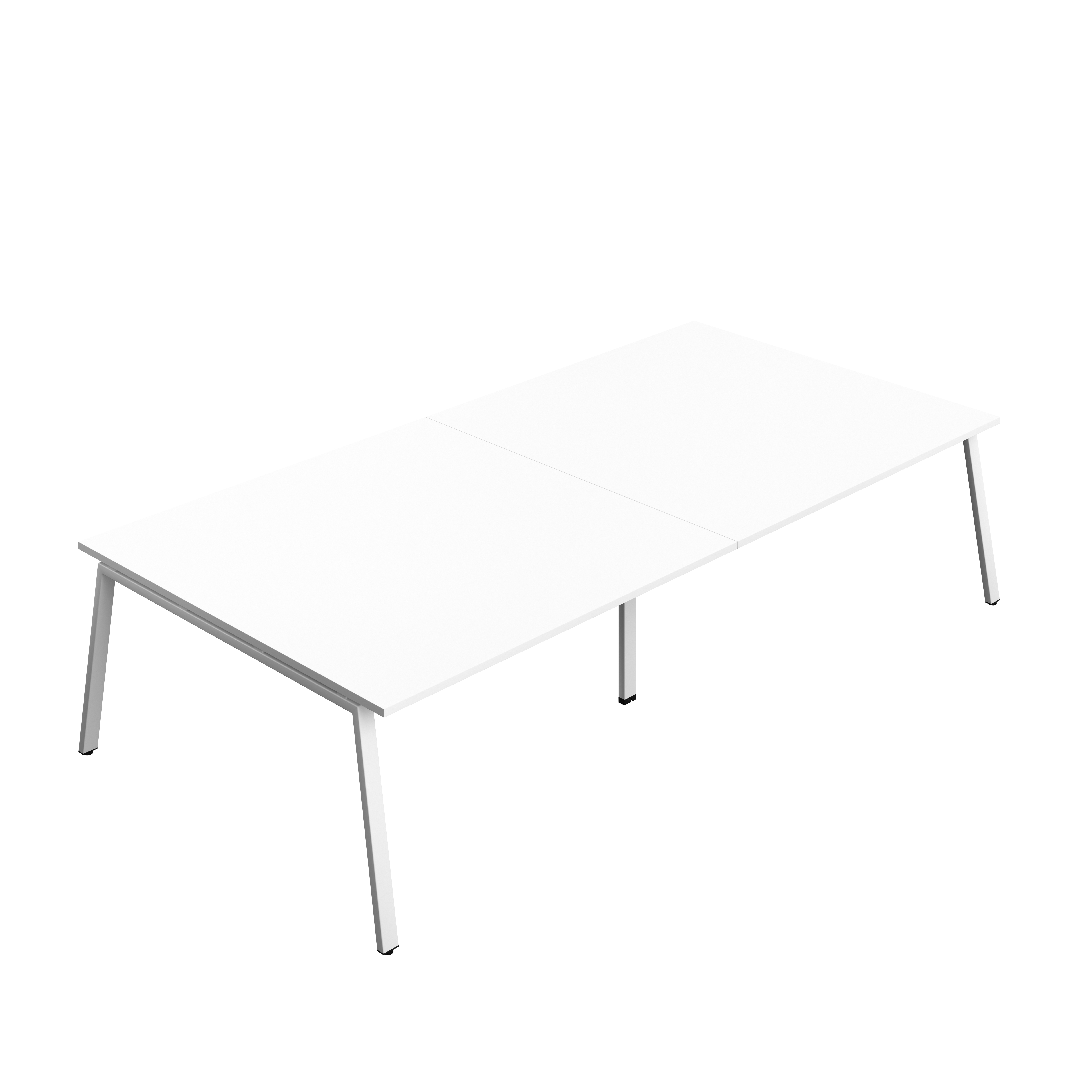 Synergy Meeting Table (FSC) : A-Frame Leg : 3200 | 1600 | White/White