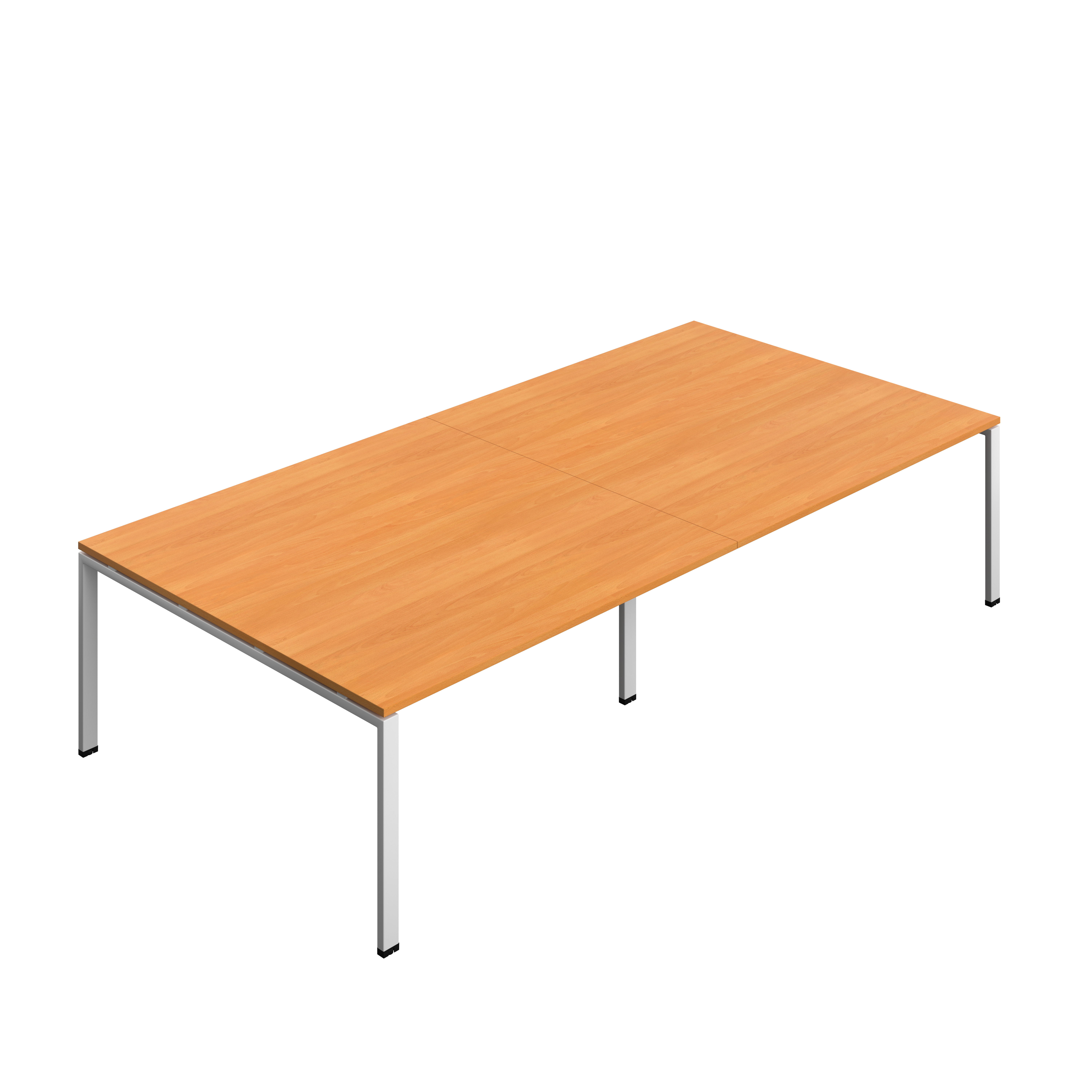 Synergy Meeting Table (FSC) : Goal Post Leg : 3200 | 1600 | Beech/Silver