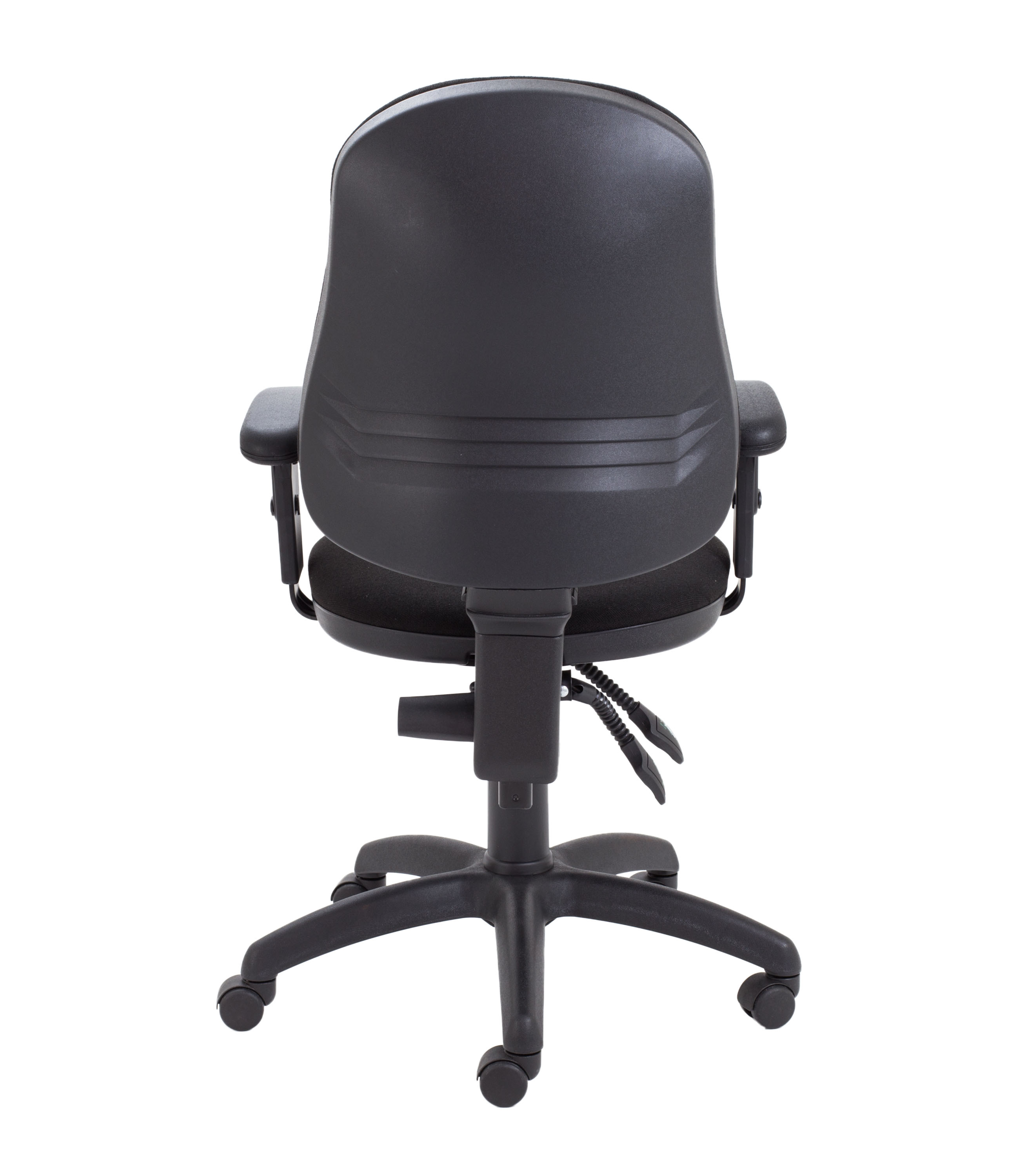 Calypso 2 High Back Operator Chair | Adjustable Arms | Black thumbnail 5
