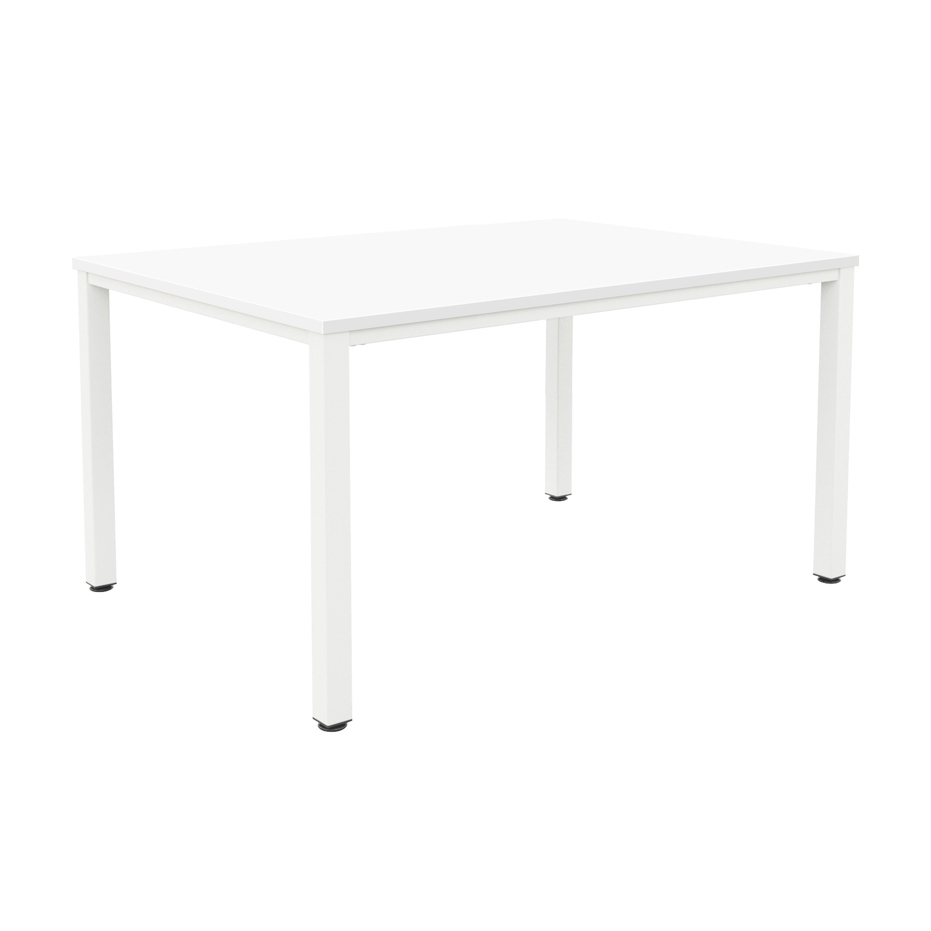 Fraction Infinity Rectangular Meeting Table (FSC) | 1400 X 800 | White/White