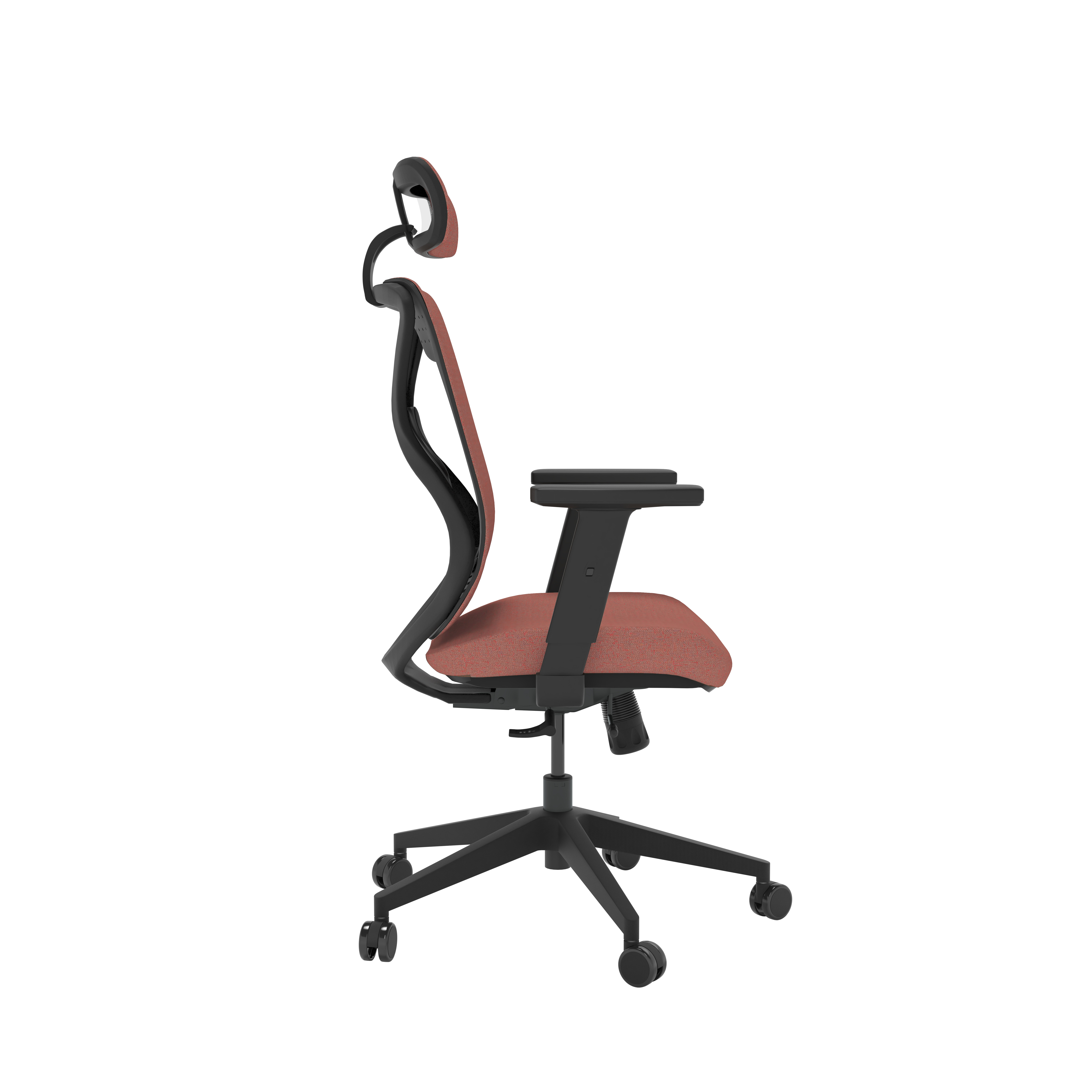 Maldini High Back Office Chair | Orange/Black thumbnail 4