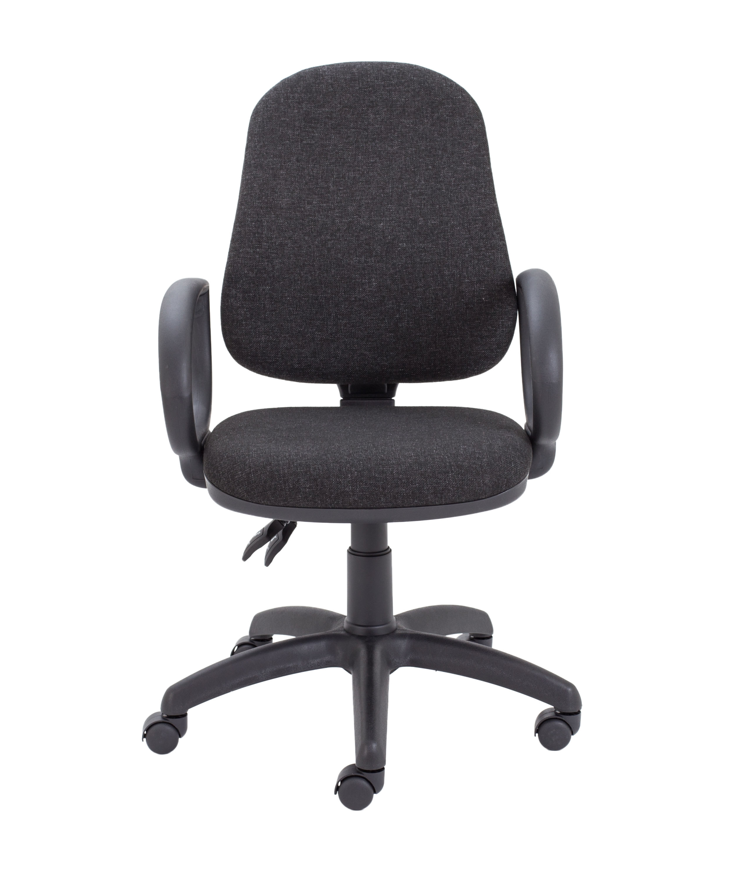 Calypso 2 High Back Operator Chair | Fixed Arms | Charcoal thumbnail 2