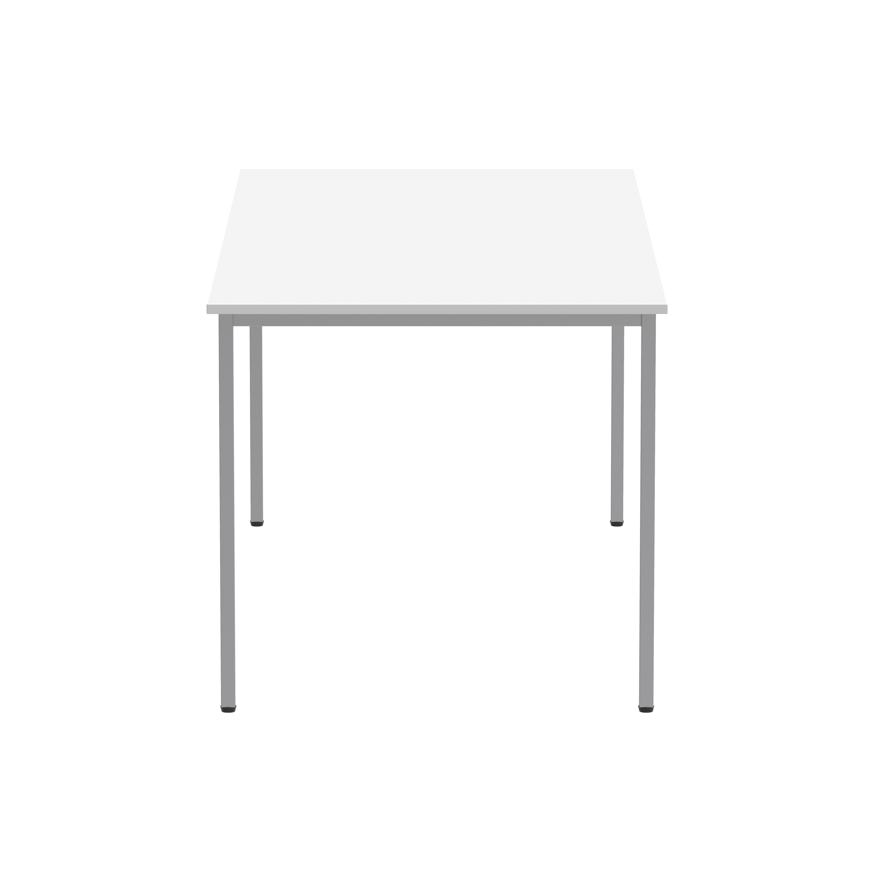 Office Rectangular Multi-Use Table (FSC) | 1800X800 | Arctic White/Silver thumbnail 4