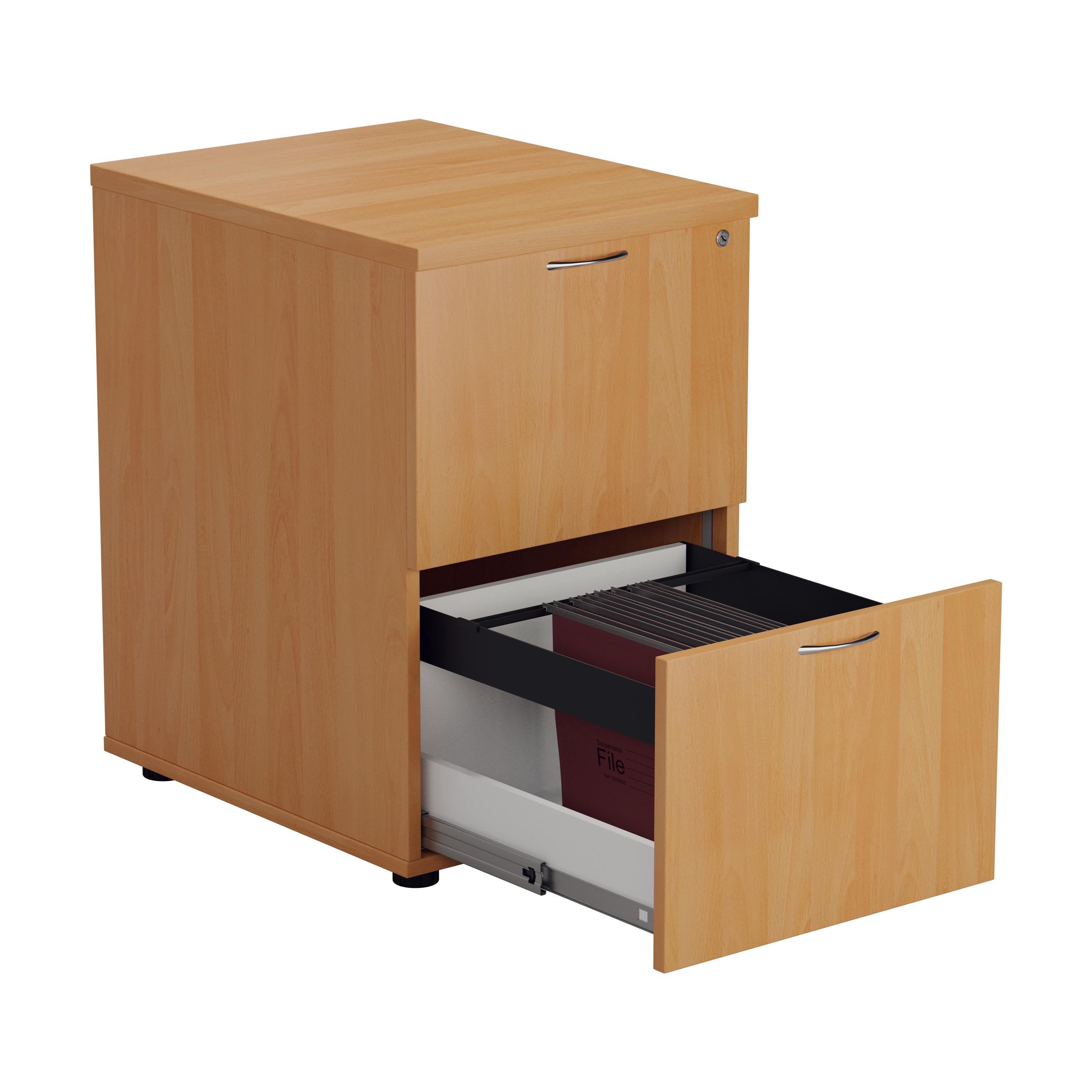 Essentials+Filing+Cabinet+2+Drawer+%28FSC%29+Beech