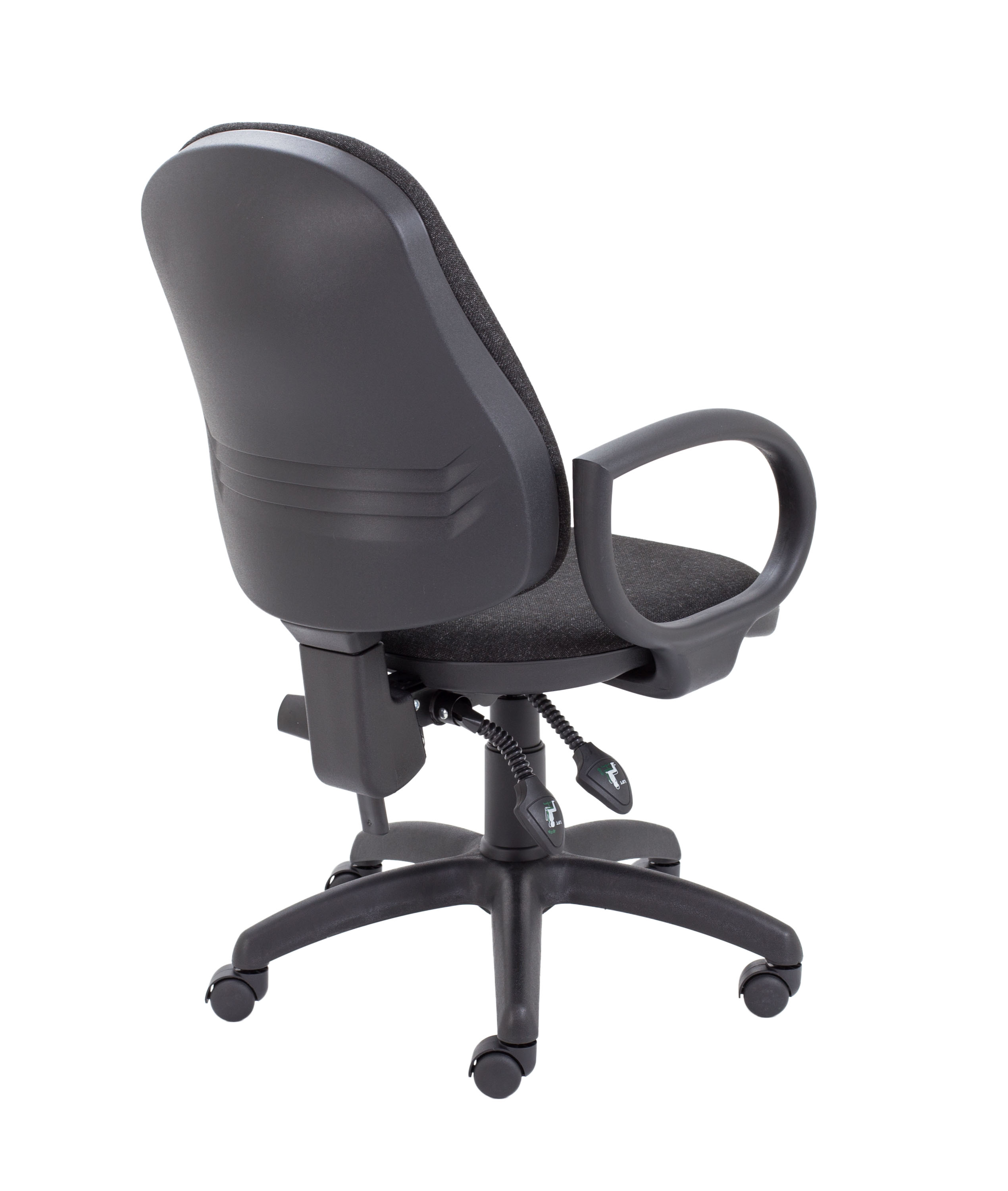 Calypso 2 High Back Operator Chair | Fixed Arms | Charcoal thumbnail 4