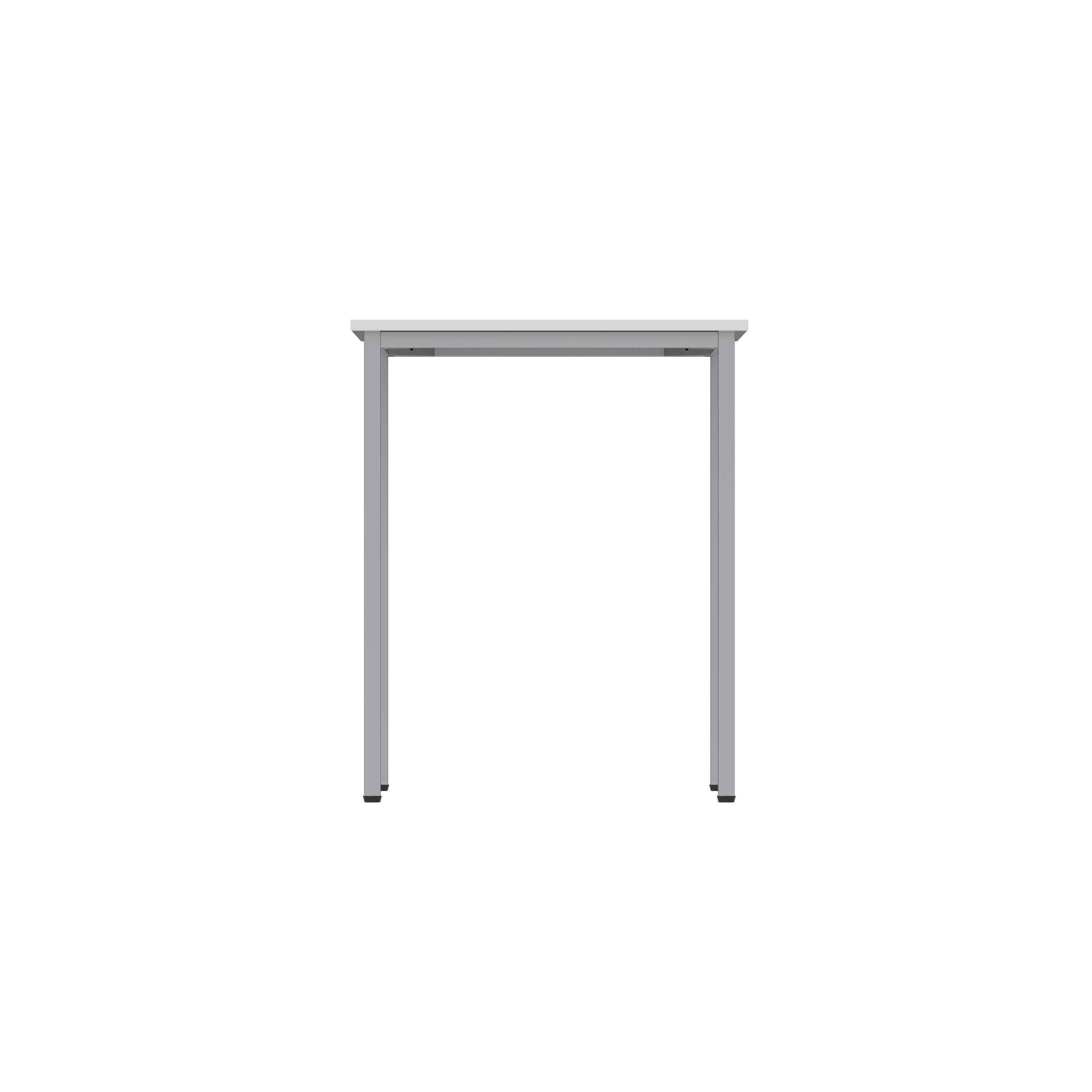 Office Rectangular Multi-Use Table (FSC) | 600X600 | Arctic White/Silver thumbnail 4