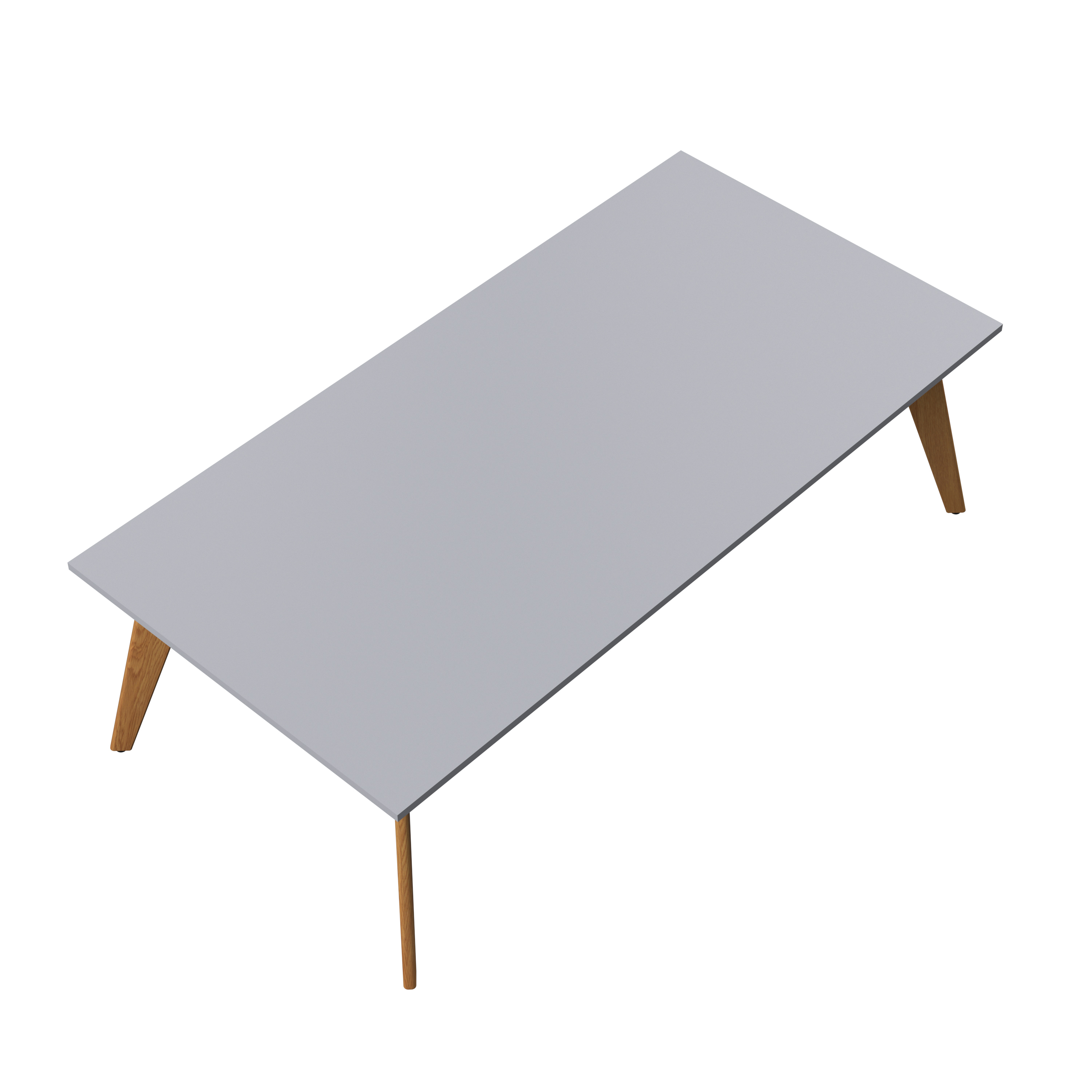 Plateau Rectangular Table (FSC) | 2400 X 1200 | Grey thumbnail 3