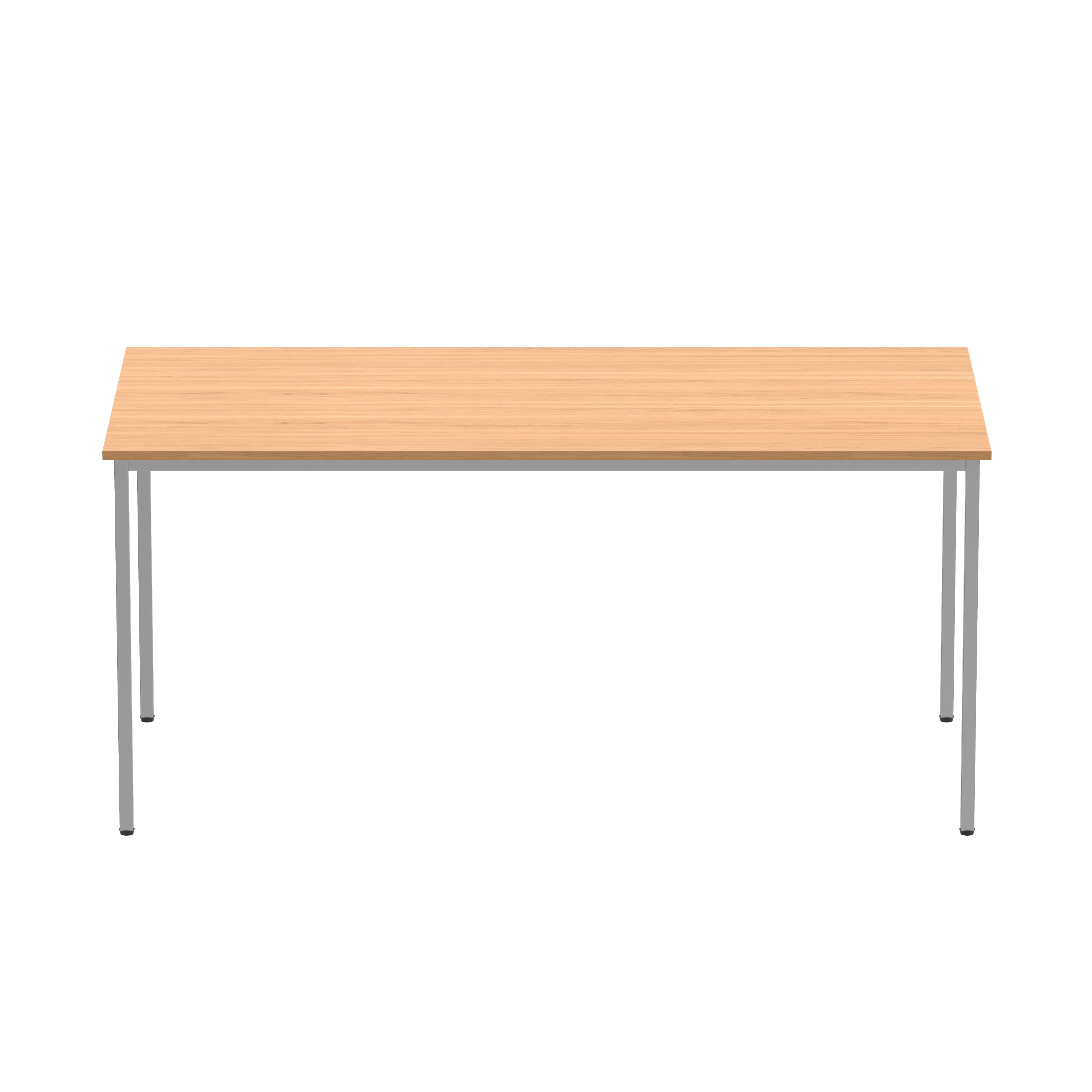 Office Rectangular Multi-Use Table (FSC) | 1600X800 | Norwegian Beech/Silver thumbnail 3