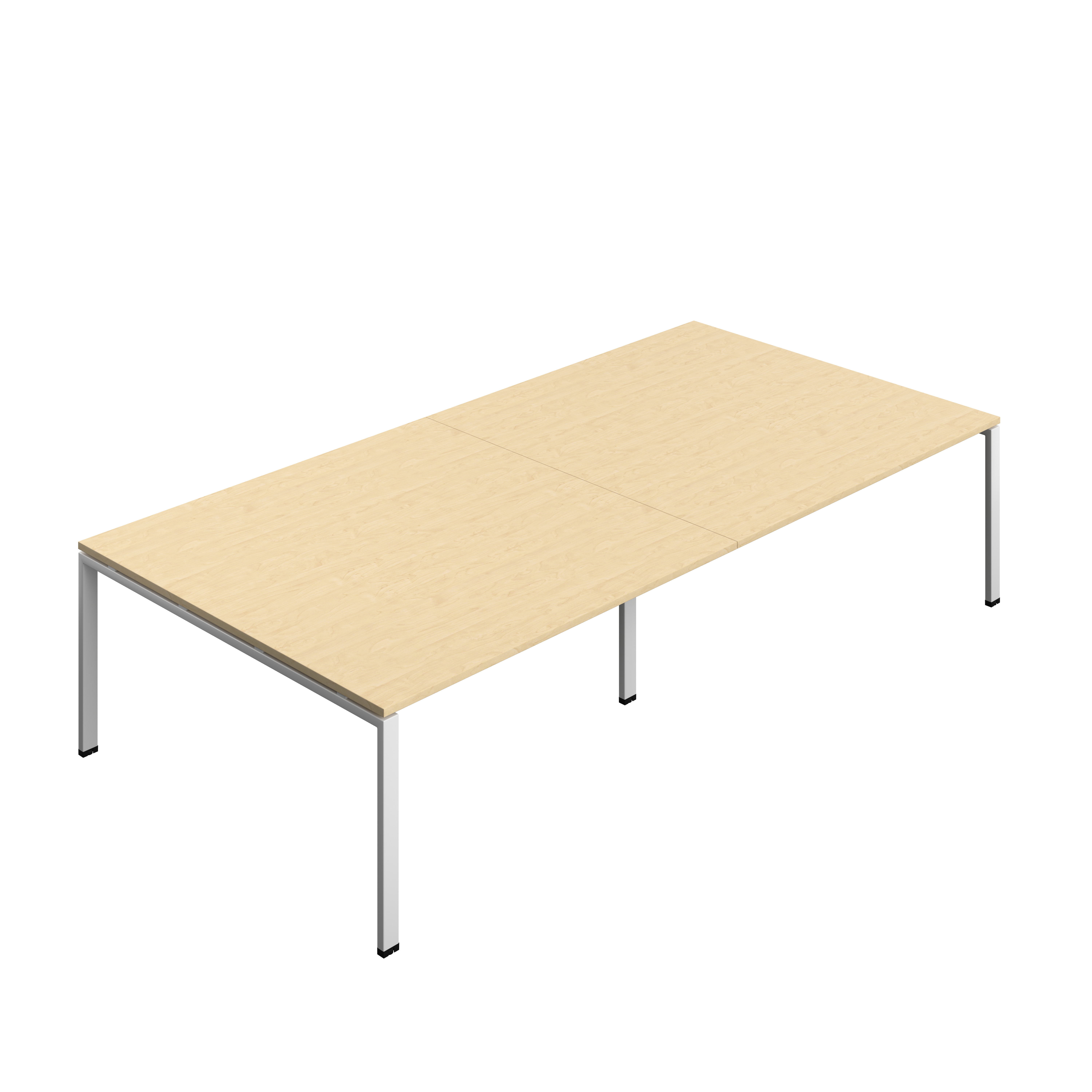 Synergy Meeting Table (FSC) : Goal Post Leg : 3200 | 1600 | Maple/Silver