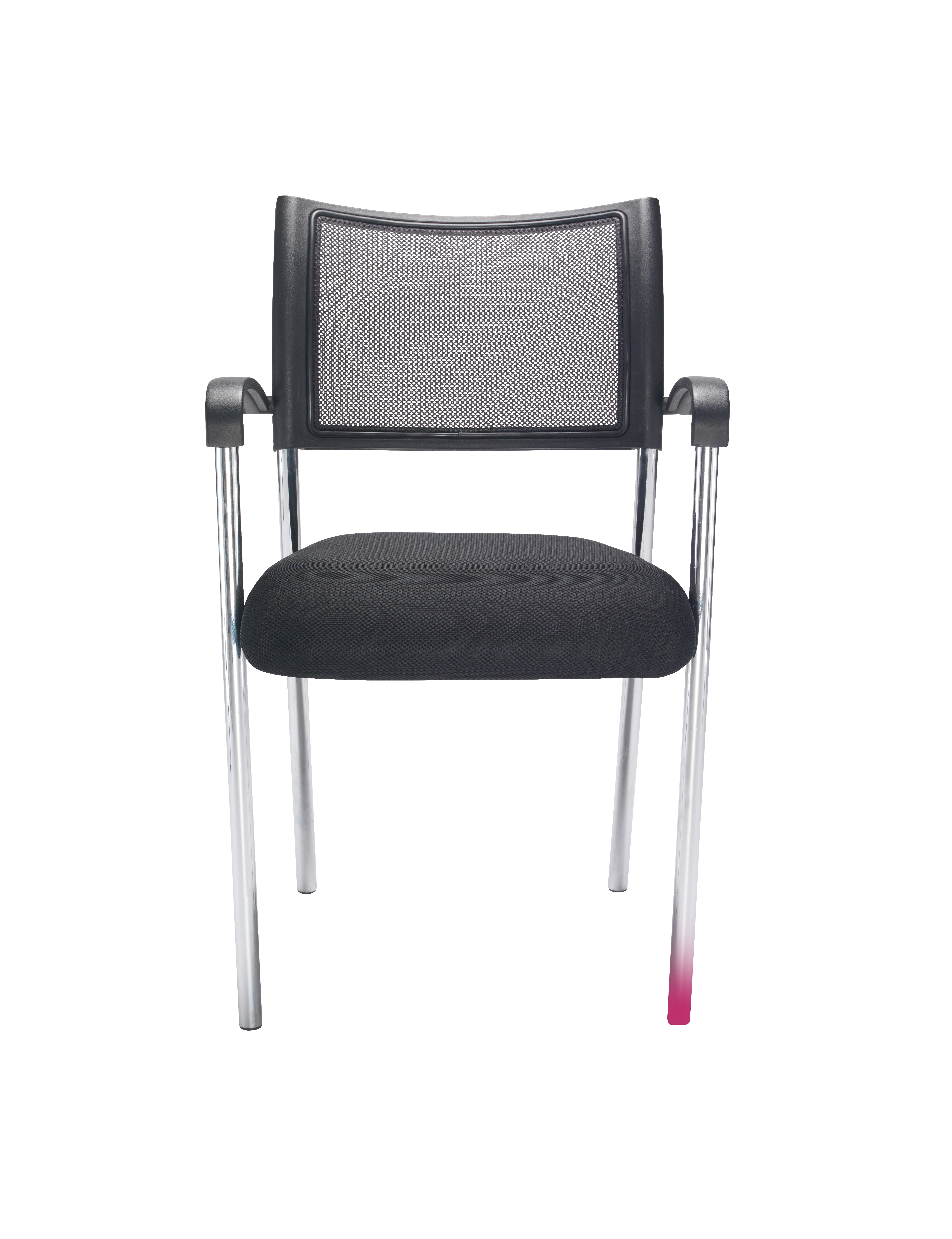 Jupiter Mesh Armchair | Black/Chrome thumbnail 2