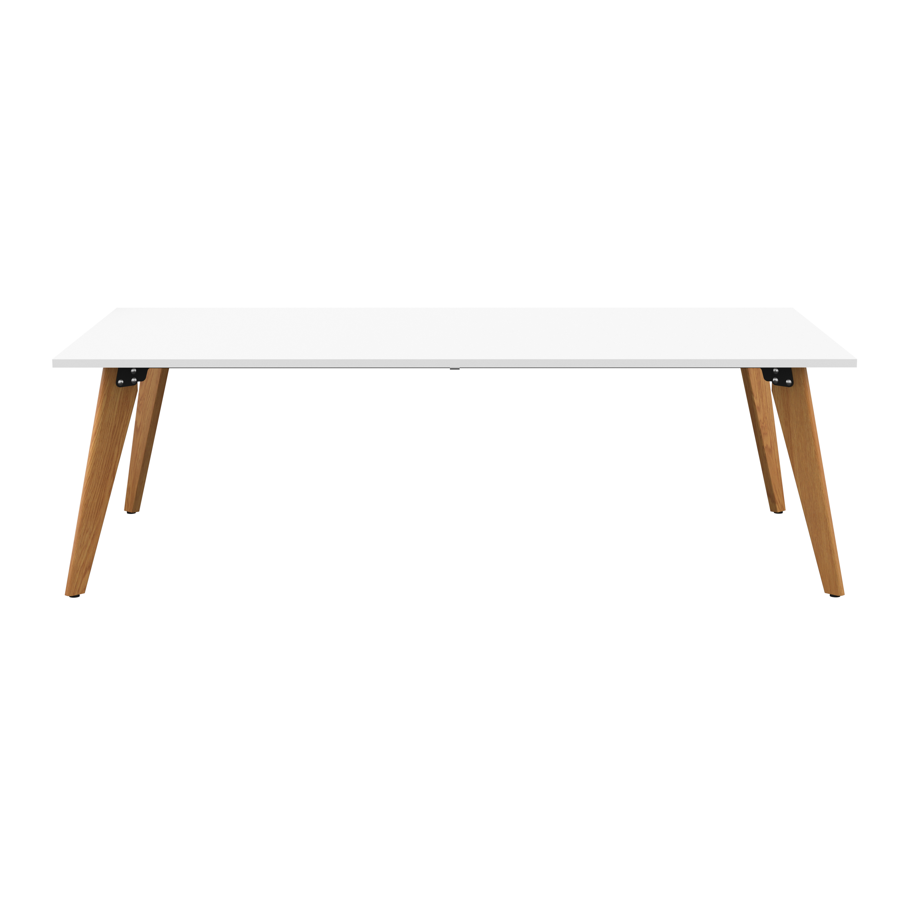 Plateau Rectangular Table (FSC) | 2400 X 1200 | White thumbnail 2