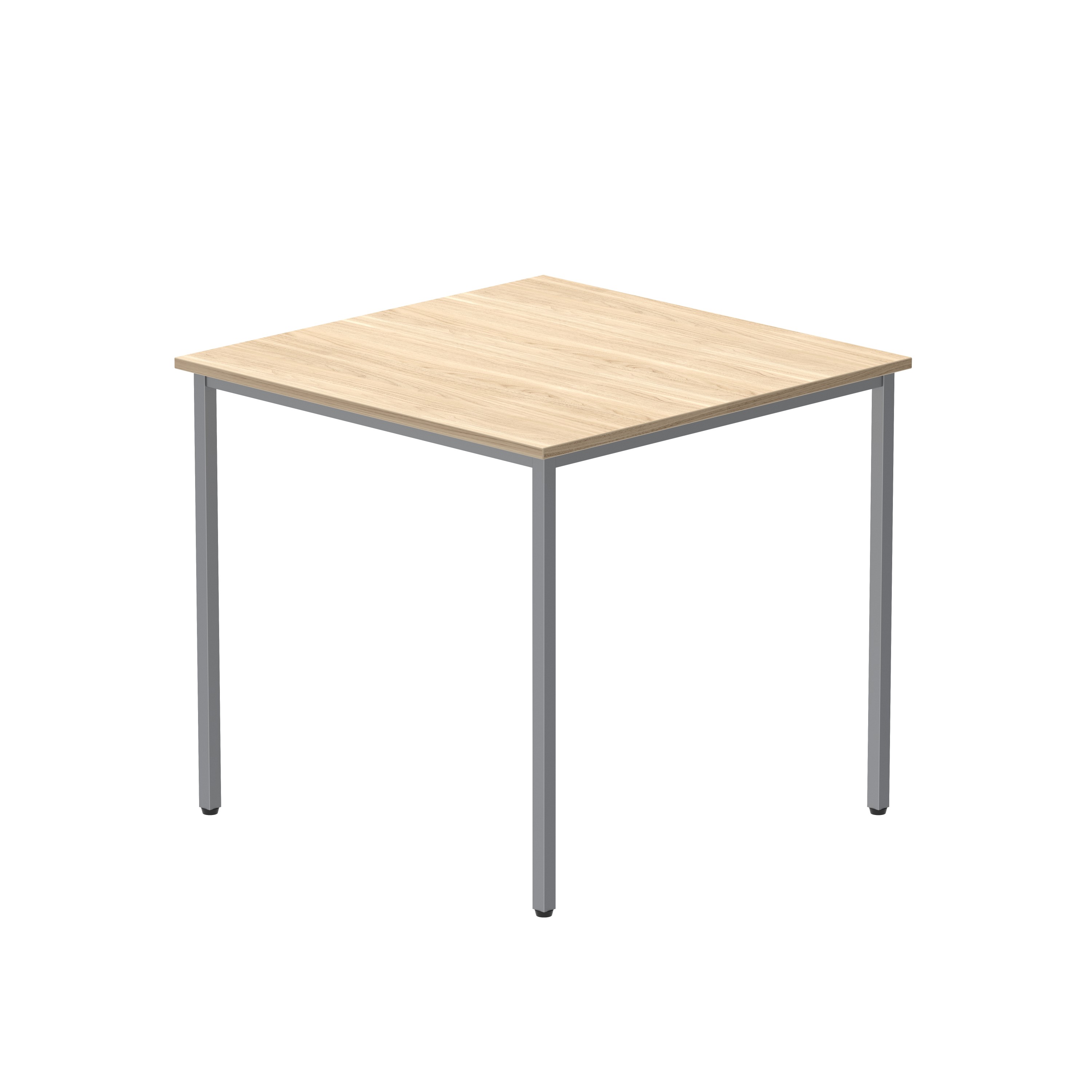 Office Rectangular Multi-Use Table (FSC) | 800X800 | Canadian Oak/Silver