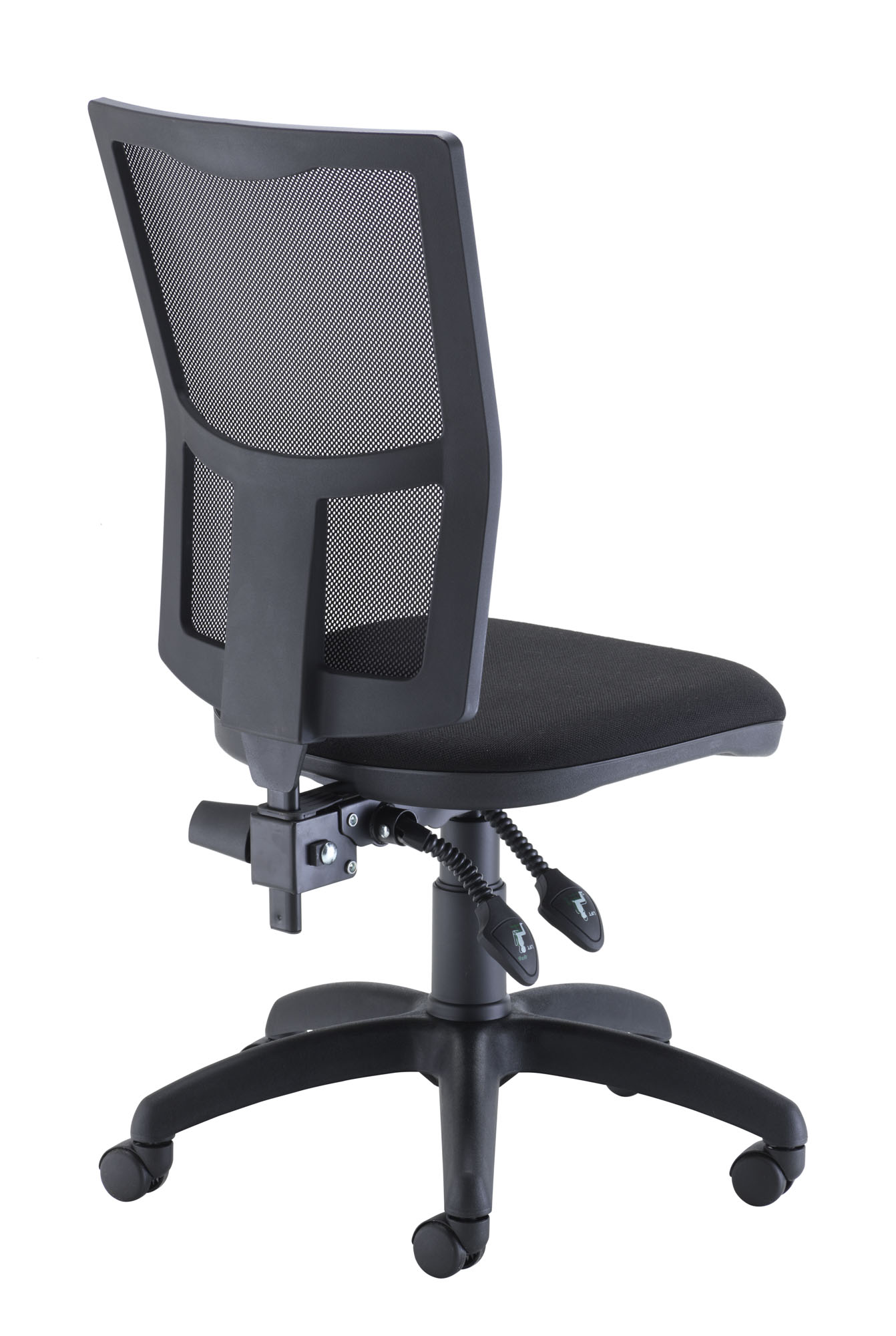 Calypso 2 Mesh Office Chair | No Arms | Black thumbnail 4