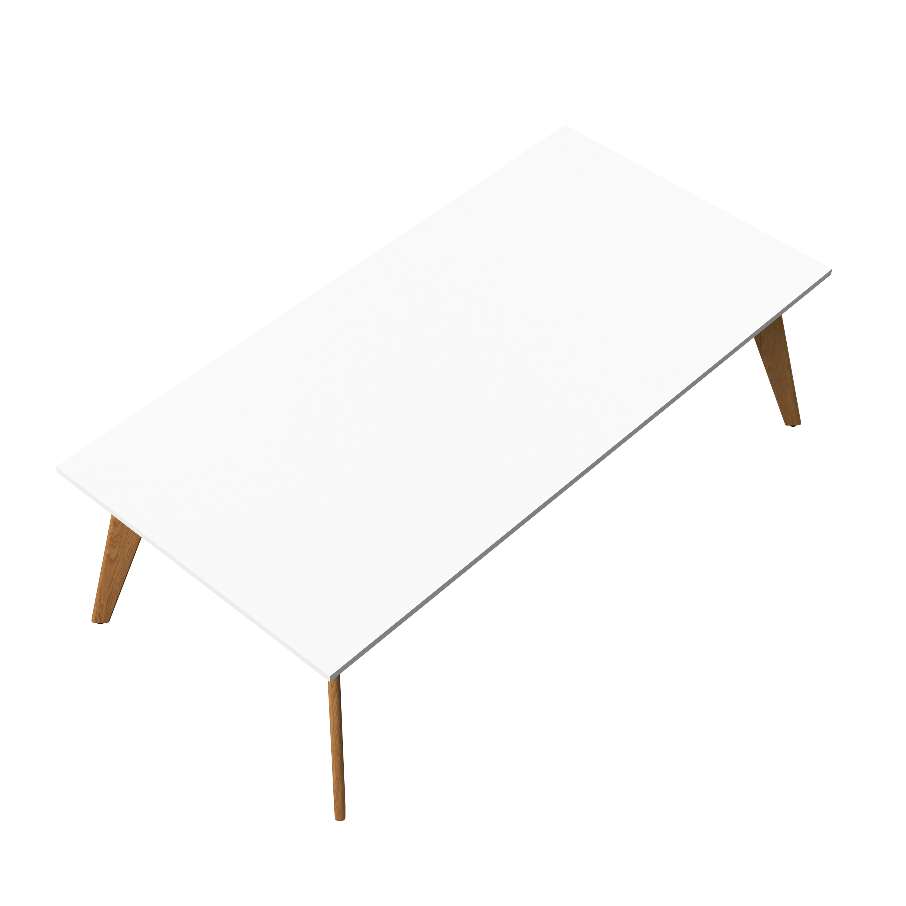 Plateau Rectangular Table (FSC) | 2400 X 1200 | White thumbnail 3