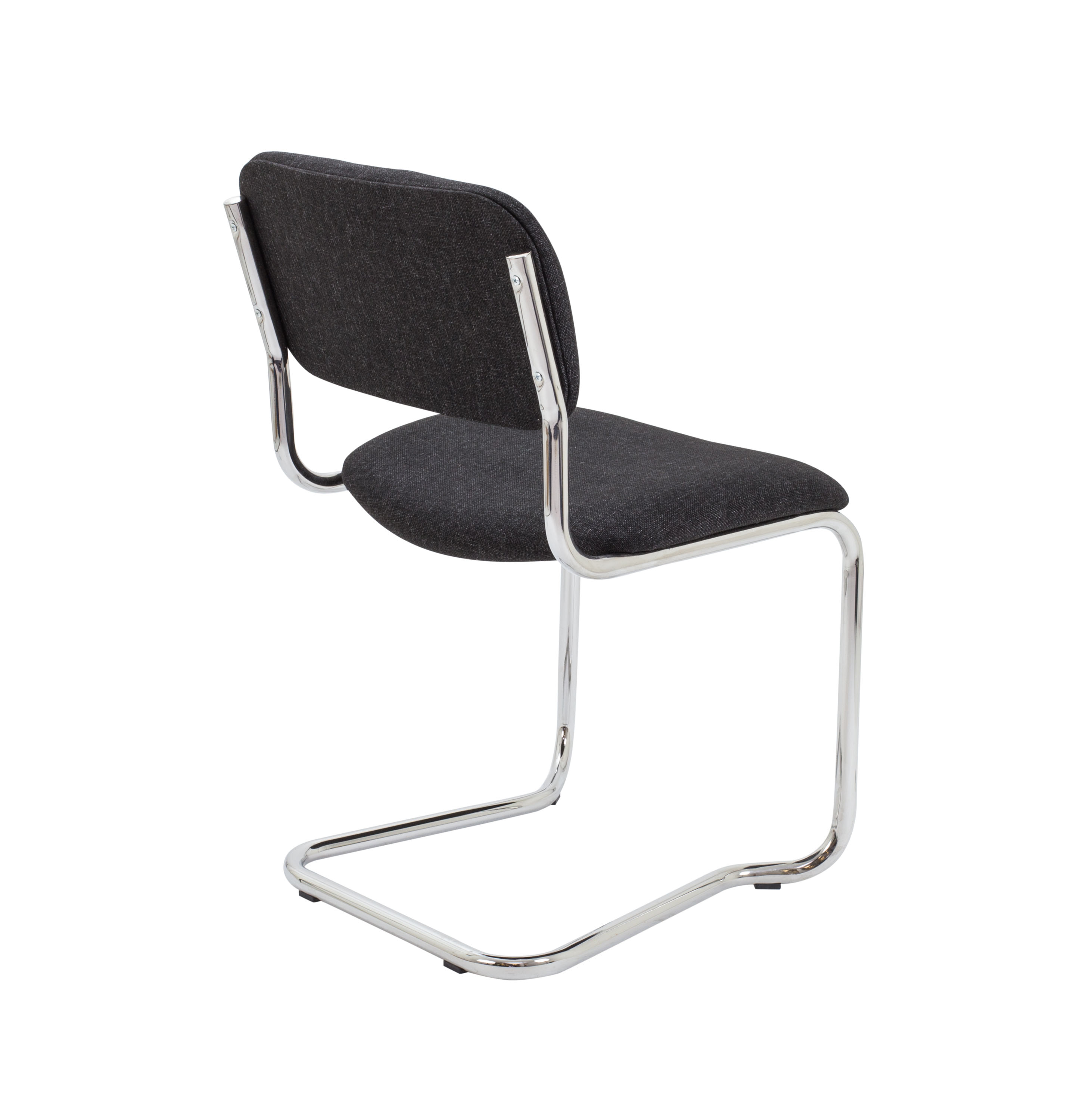 Meeting Chair with Cantilever Frame | Charcoal thumbnail 4
