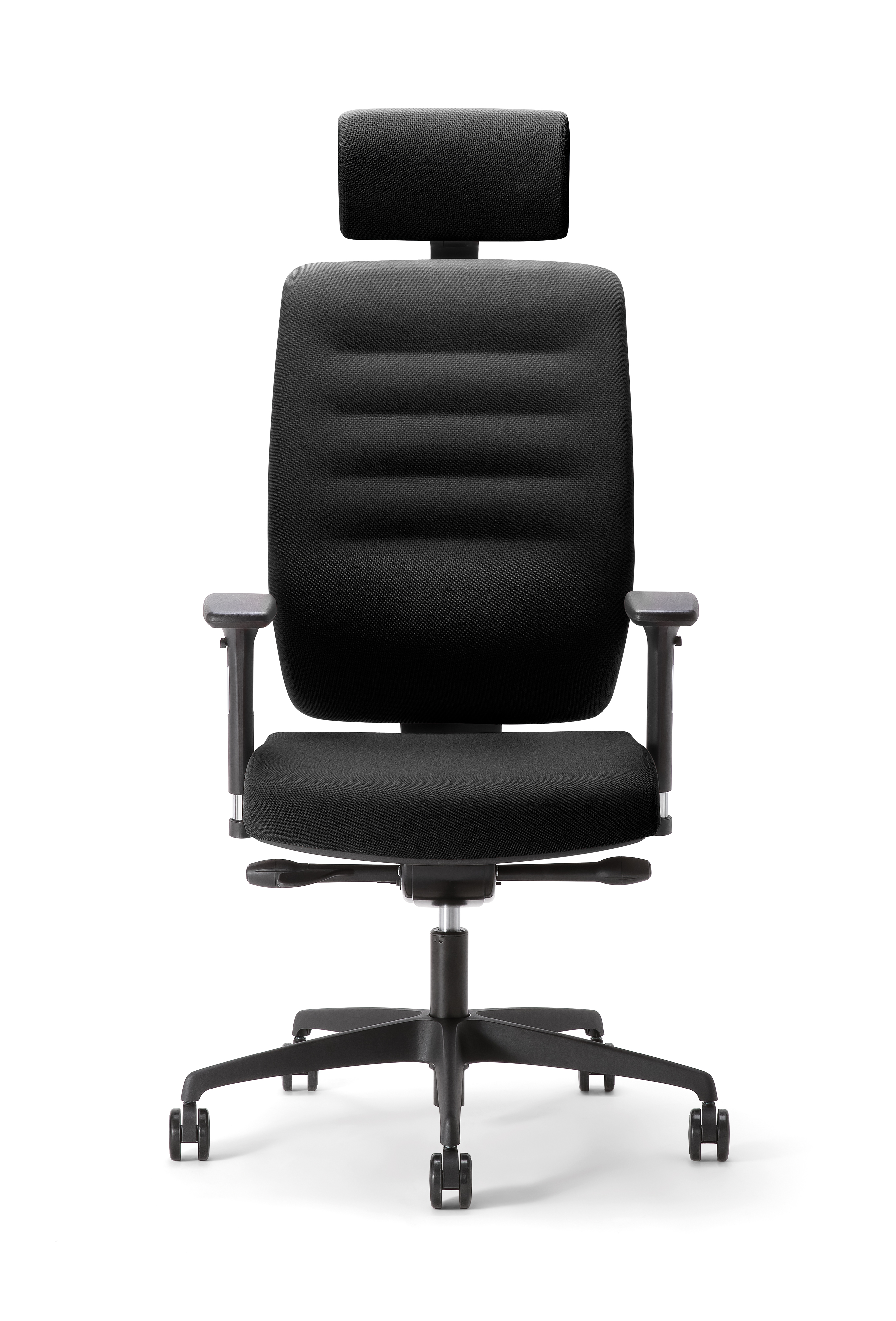 Bengal Heavy Duty Chair | High Back with Headrest | Black/Black thumbnail 2