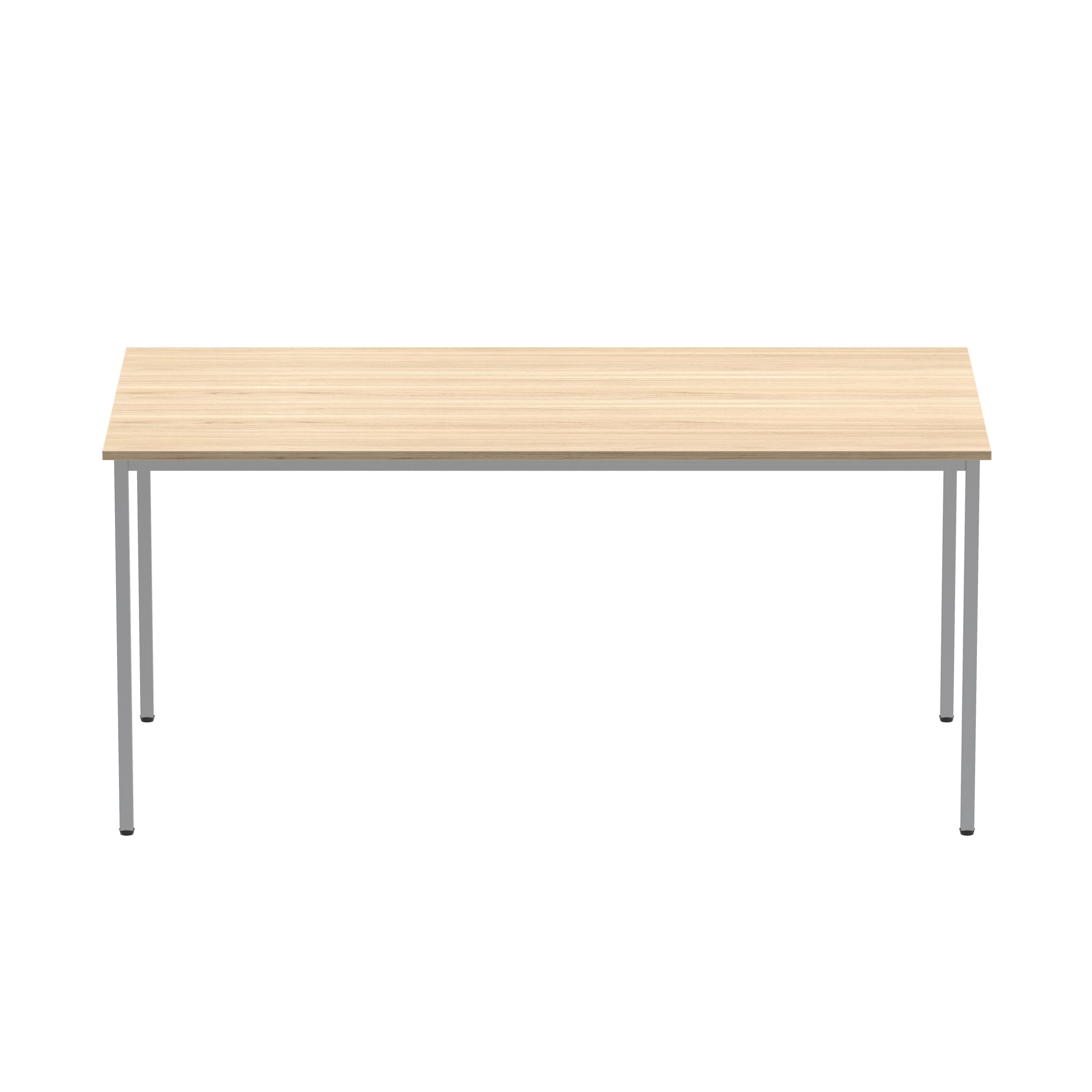 Office Rectangular Multi-Use Table (FSC) | 1600X800 | Canadian Oak/Silver thumbnail 3