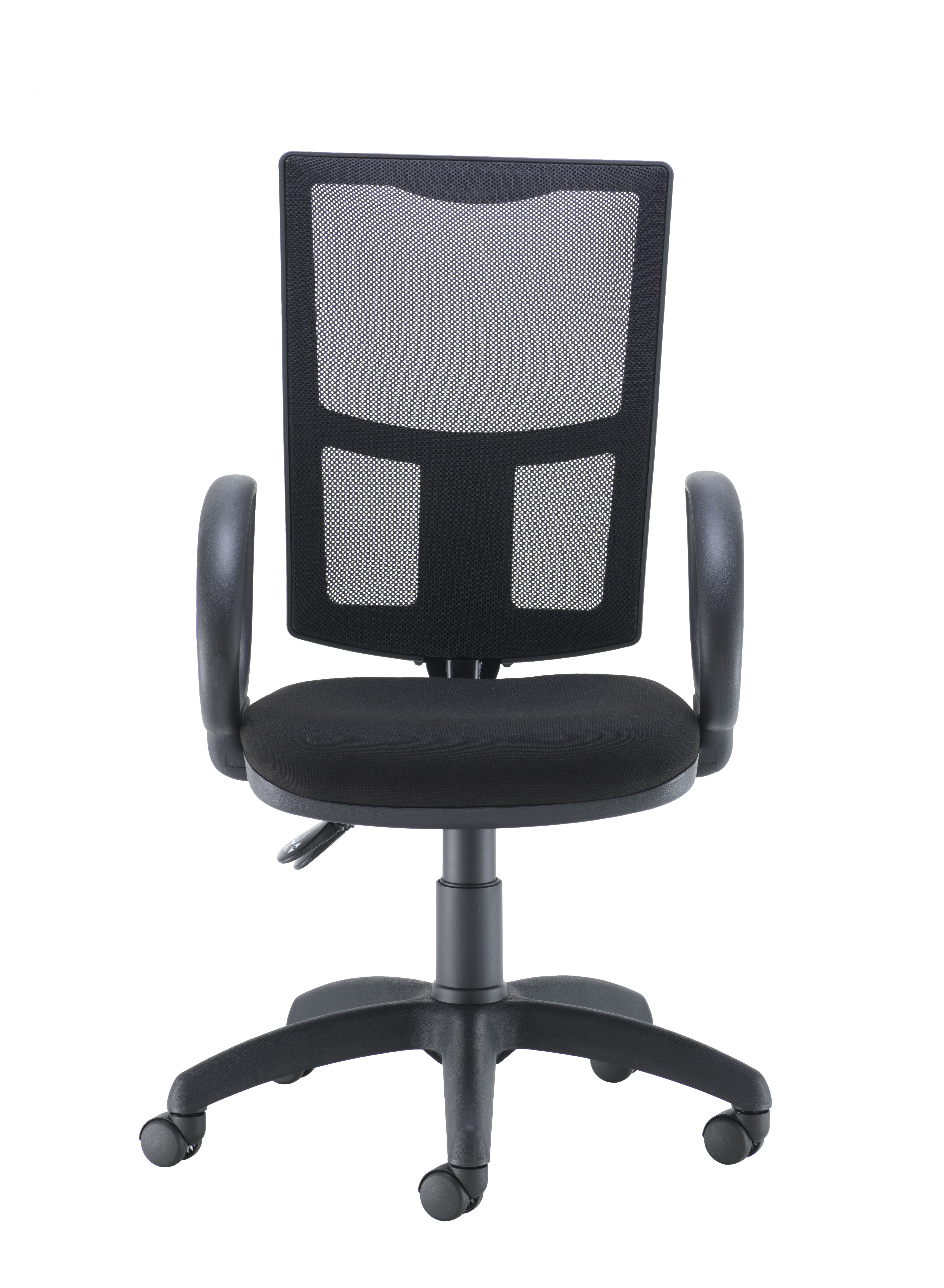 Calypso 2 Mesh Office Chair | Fixed Arms | Black thumbnail 2