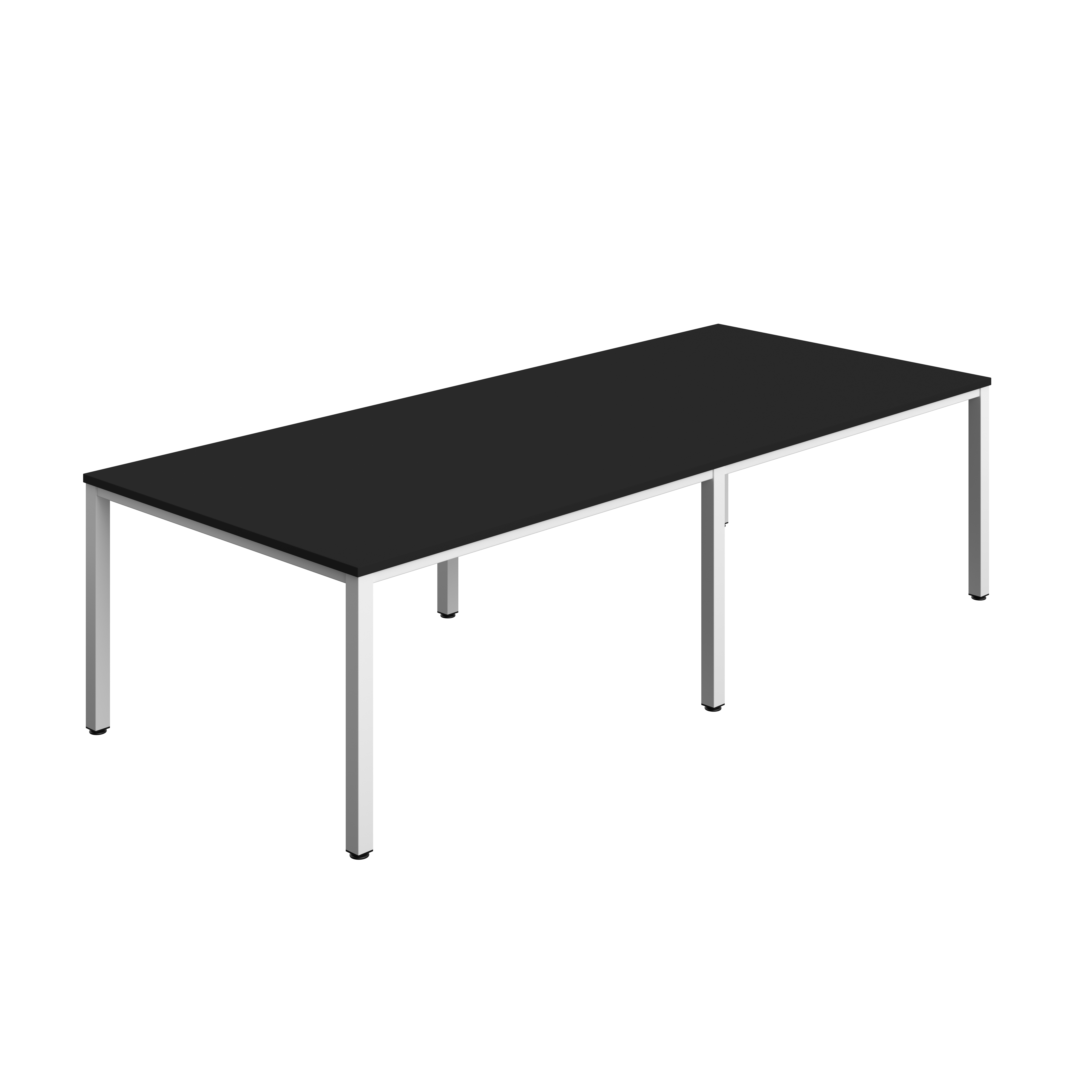 Fraction Infinity Rectangular Meeting Table (FSC) | 2800 X 1200 | Black/White