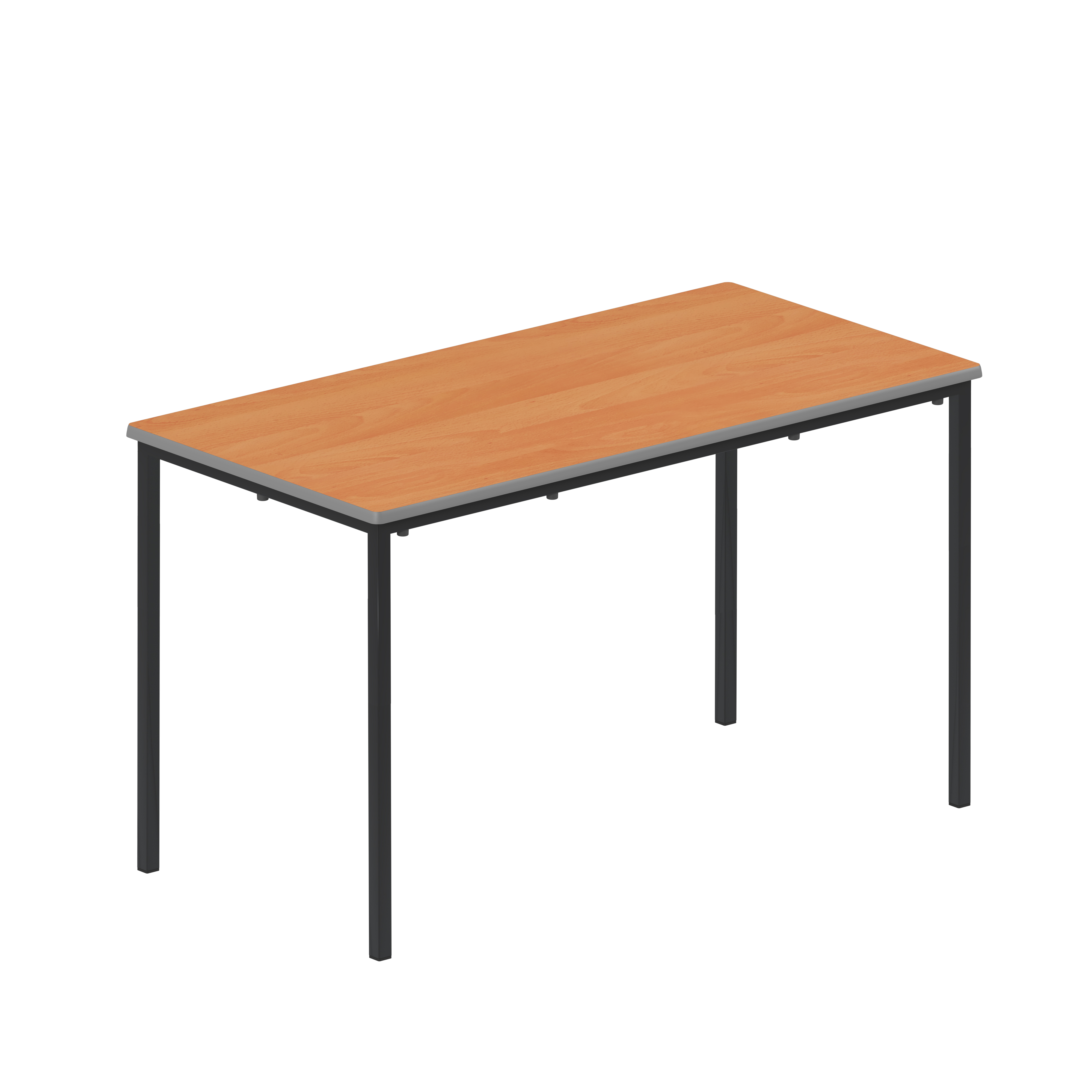 Titan+Flat+Pack+Classroom+Table+1200+X+600+X+710+Beech%2FBlack