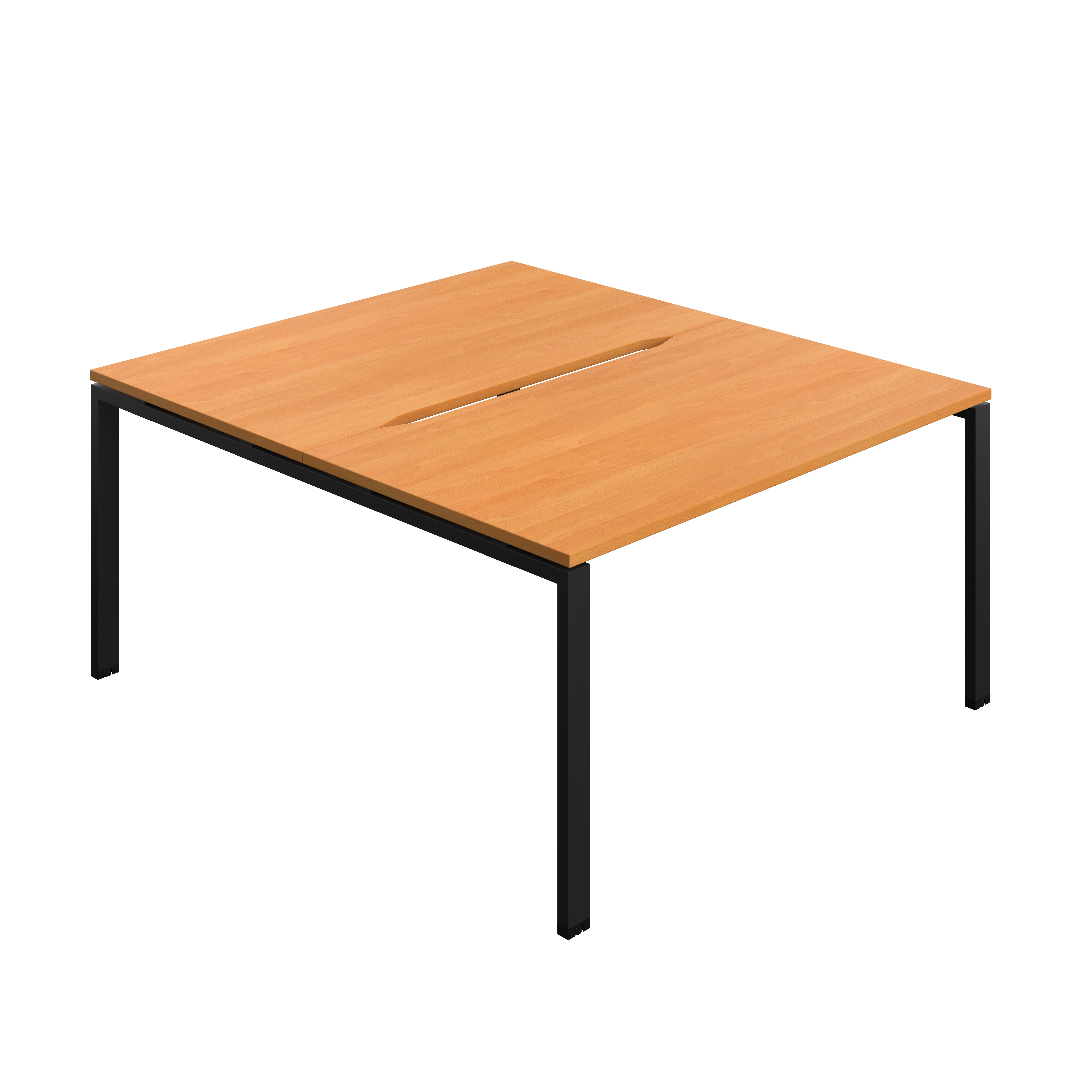 Synergy Bench with Cut Out: 2 Person (FSC) : Goal Post Leg : 1400 | 800 | Unlimited/Black