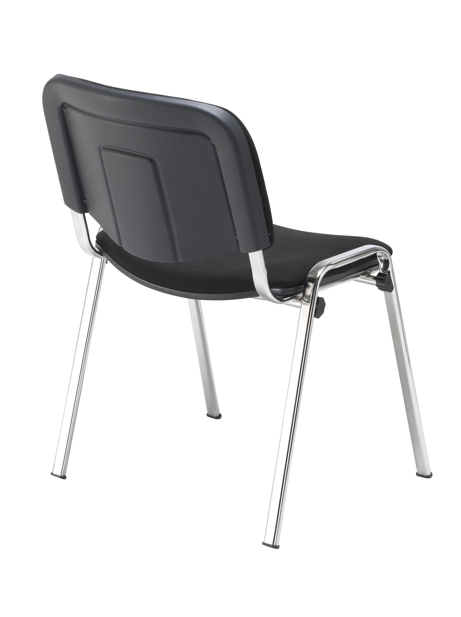 Club Chair with Chrome | Black/Chrome thumbnail 4