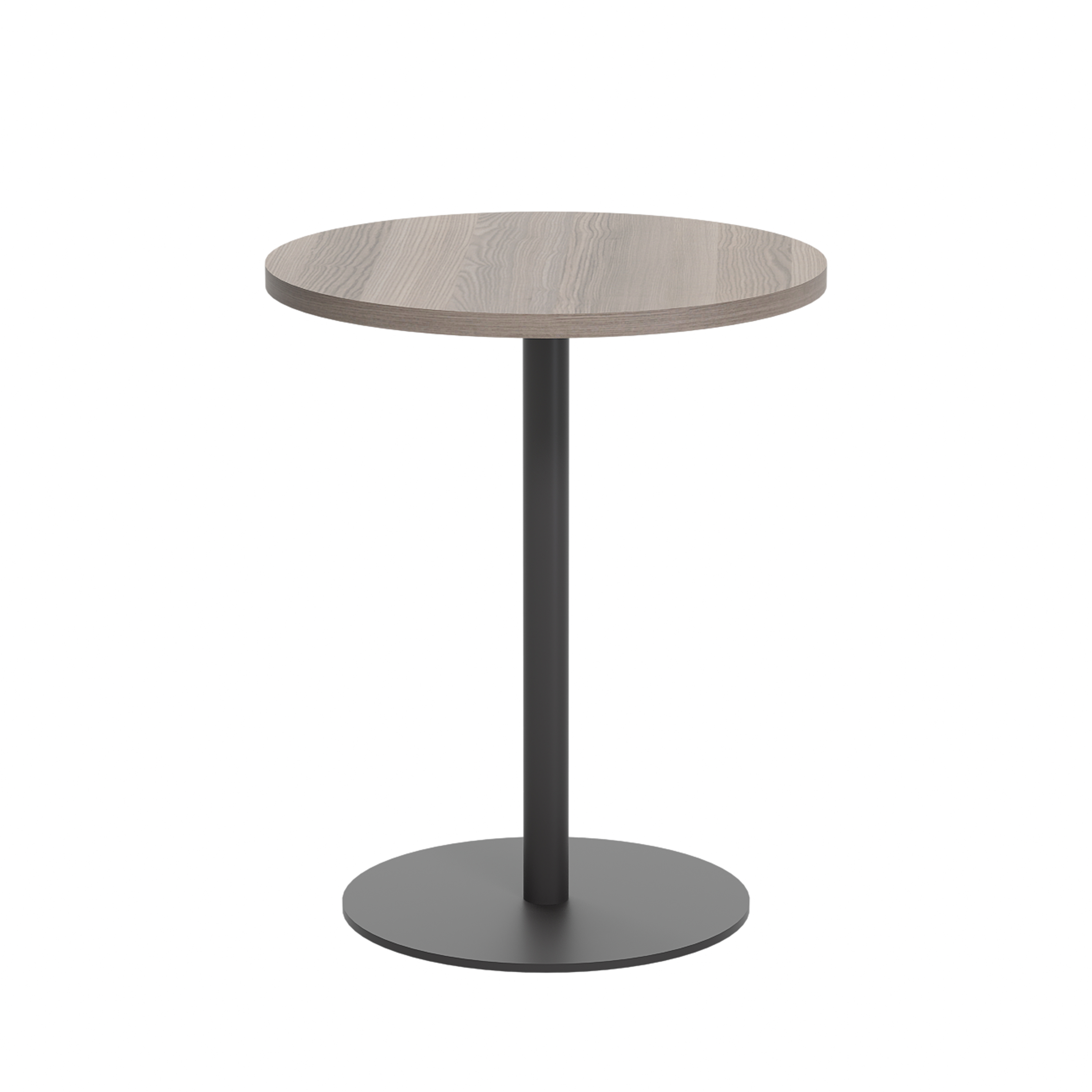 Contract Table Mid (FSC) | 600mm | Grey Oak/Black