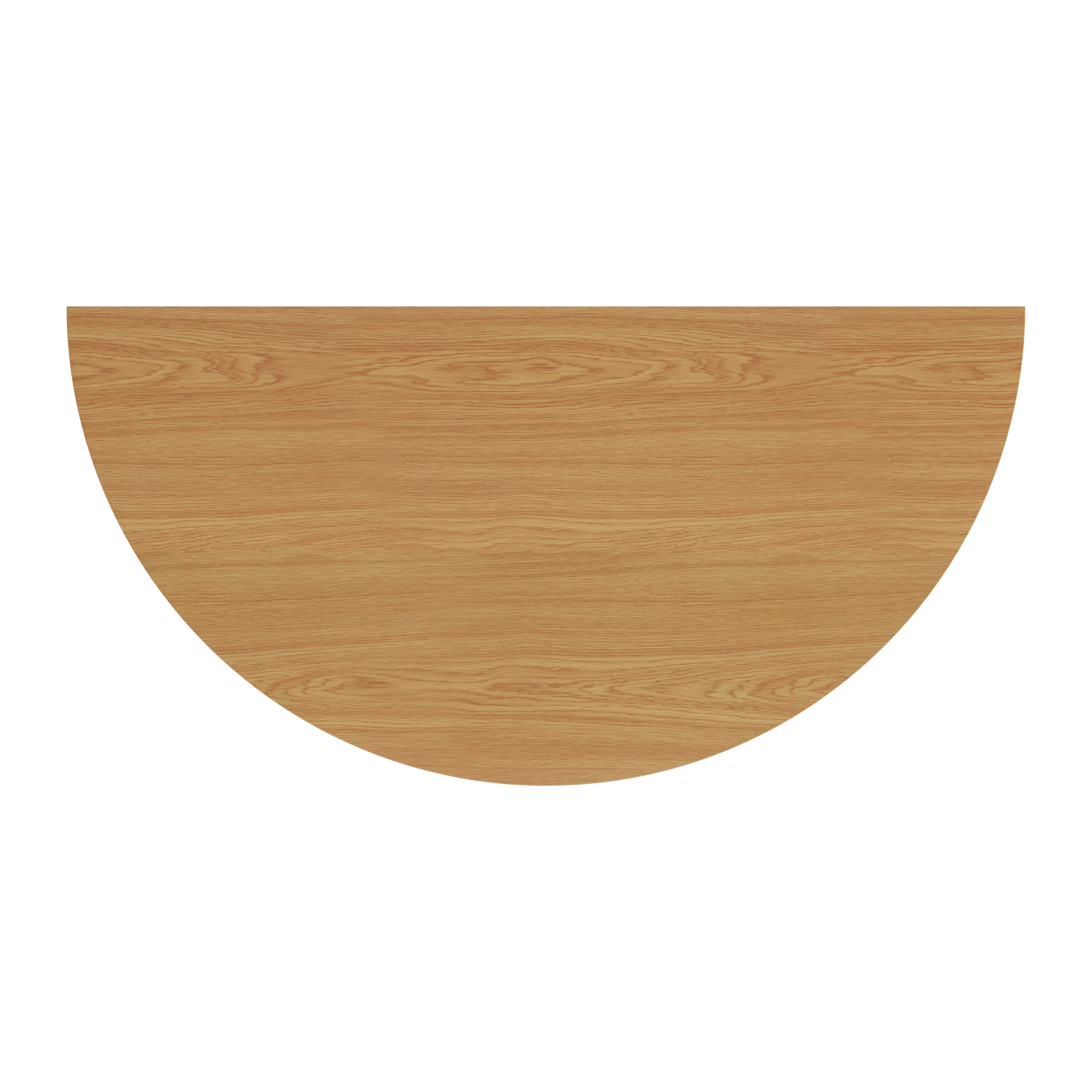Semicircular Multipurpose Table | 1600 X 800 | Nova Oak/Silver thumbnail 5