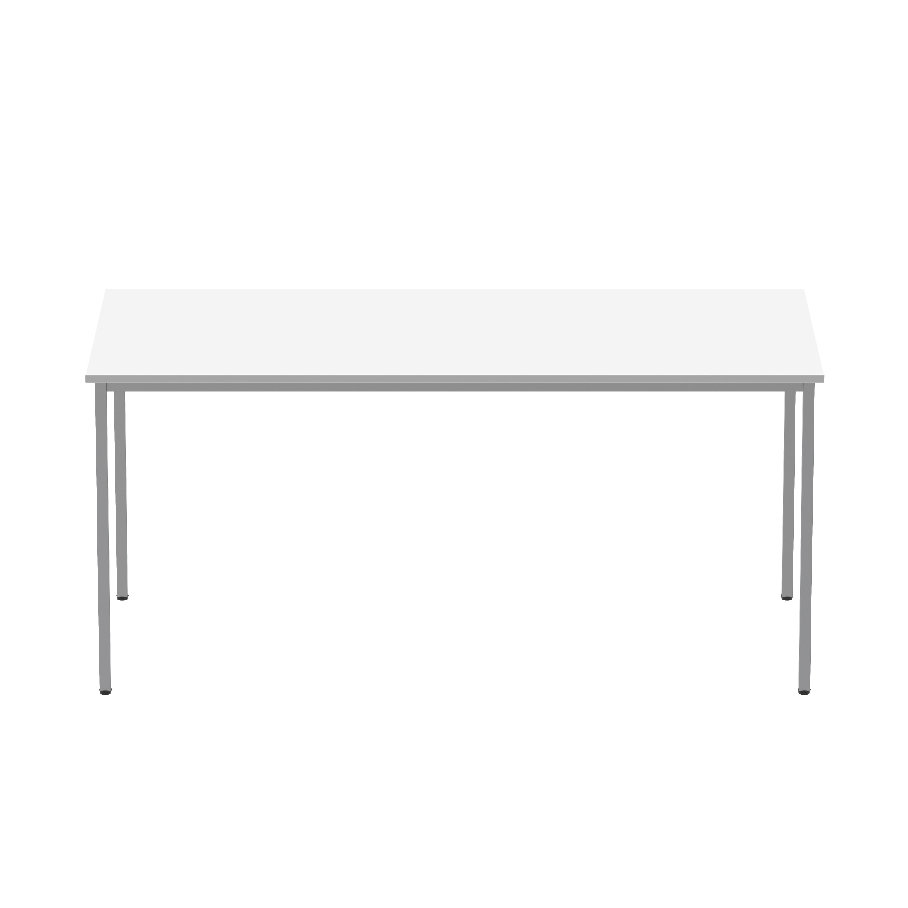 Office Rectangular Multi-Use Table (FSC) | 1600X800 | Arctic White/Silver thumbnail 3