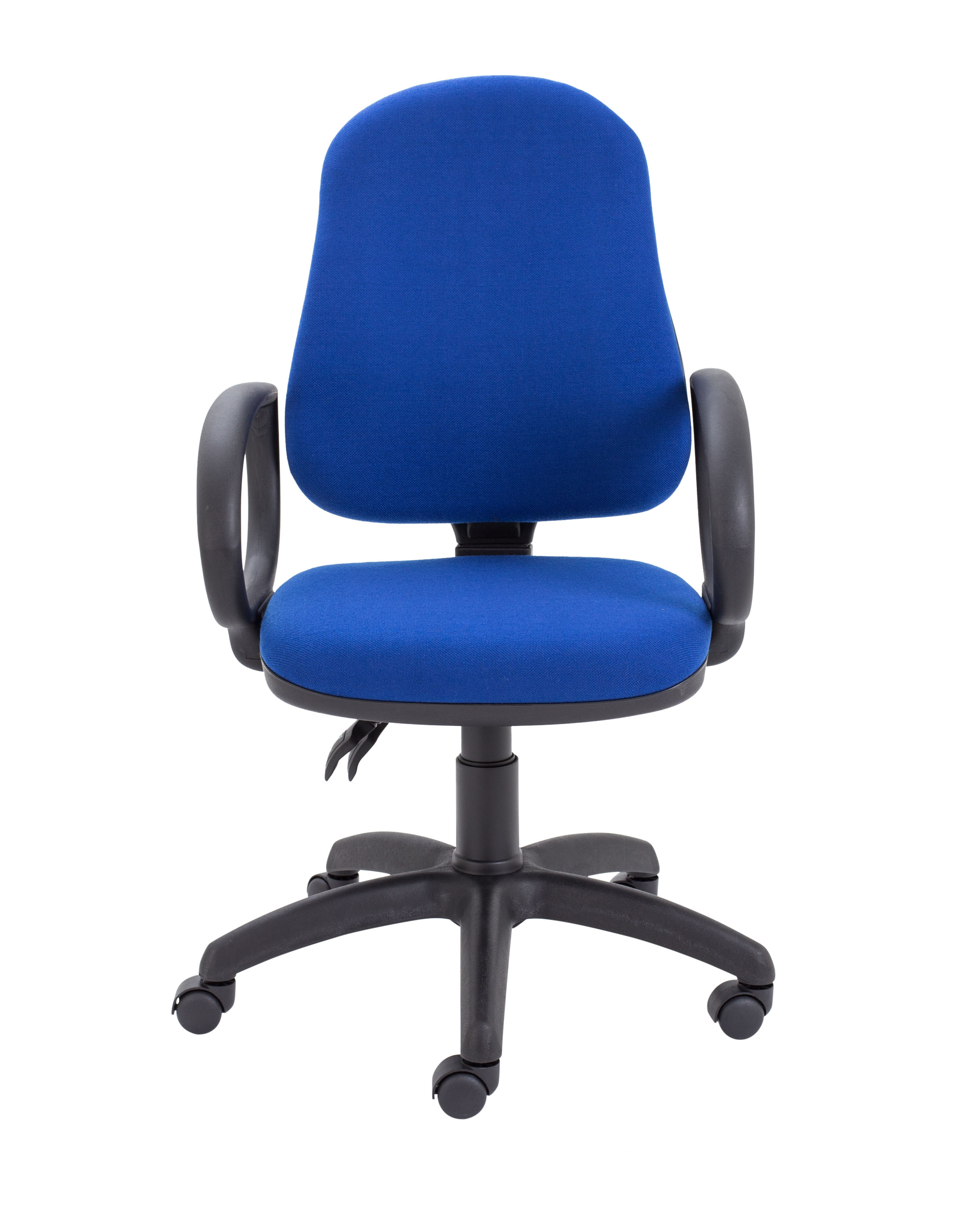 Calypso 2 High Back Operator Chair | Fixed Arms | Royal Blue thumbnail 2