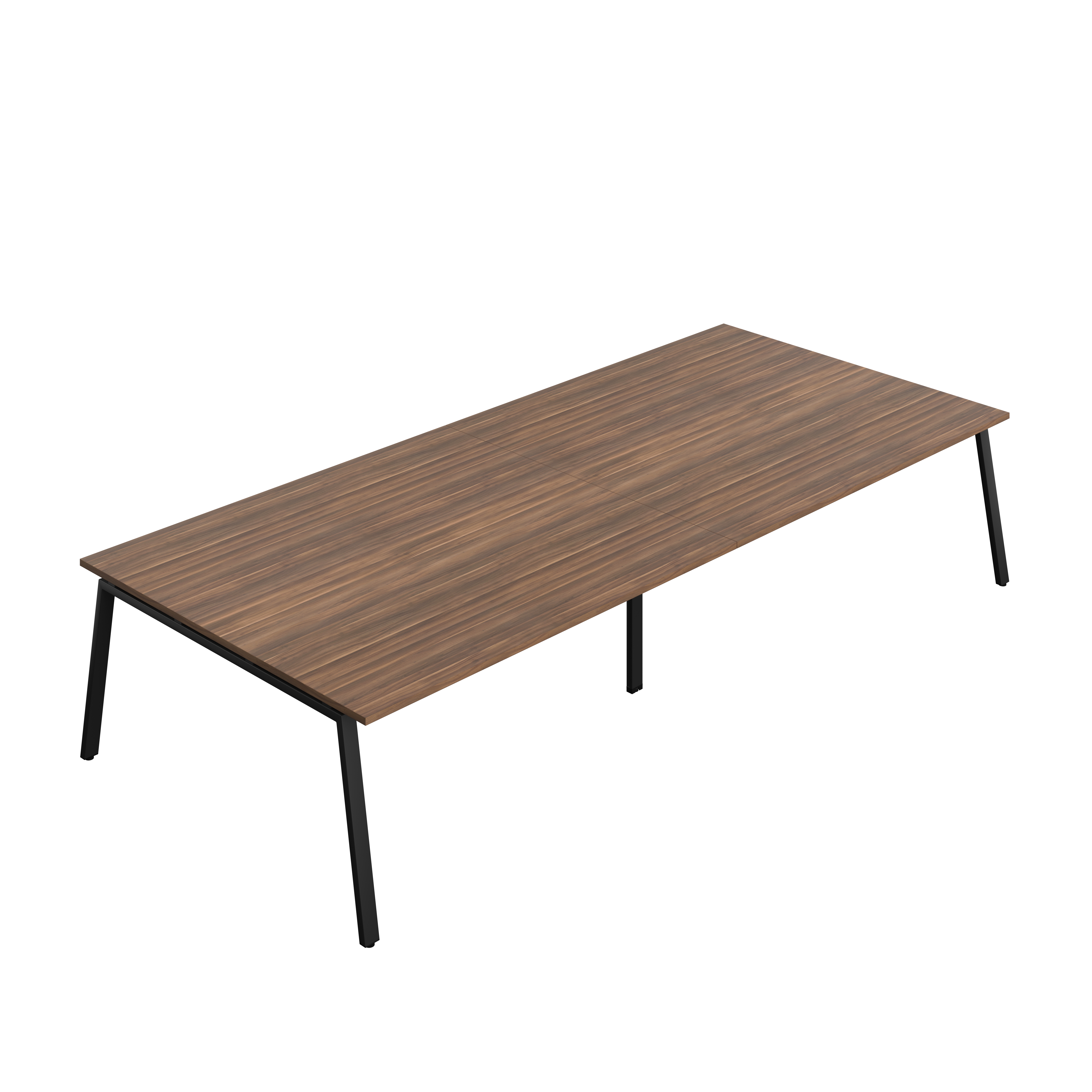 Synergy Meeting Table (FSC) : A-Frame Leg : 3600 | 1600 | Dark Walnut/Black