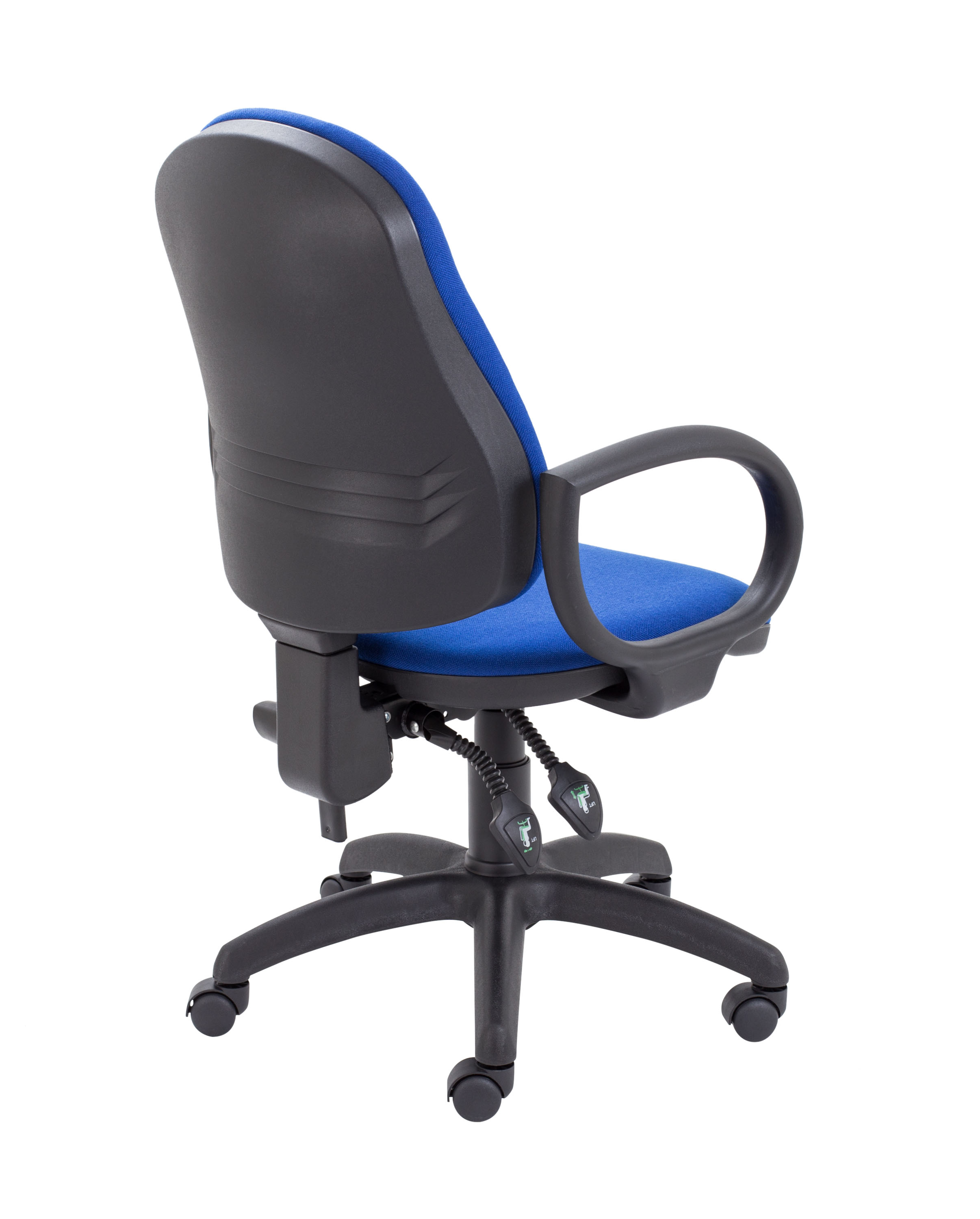 Calypso 2 High Back Operator Chair | Fixed Arms | Royal Blue thumbnail 4